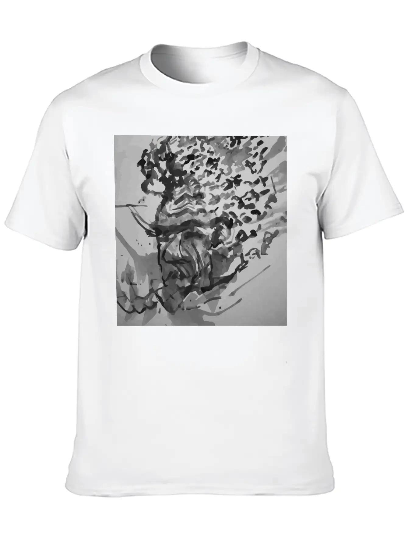 Abstract Essential Cotton Tee For Daily Outfits ¨C Unisex Style
