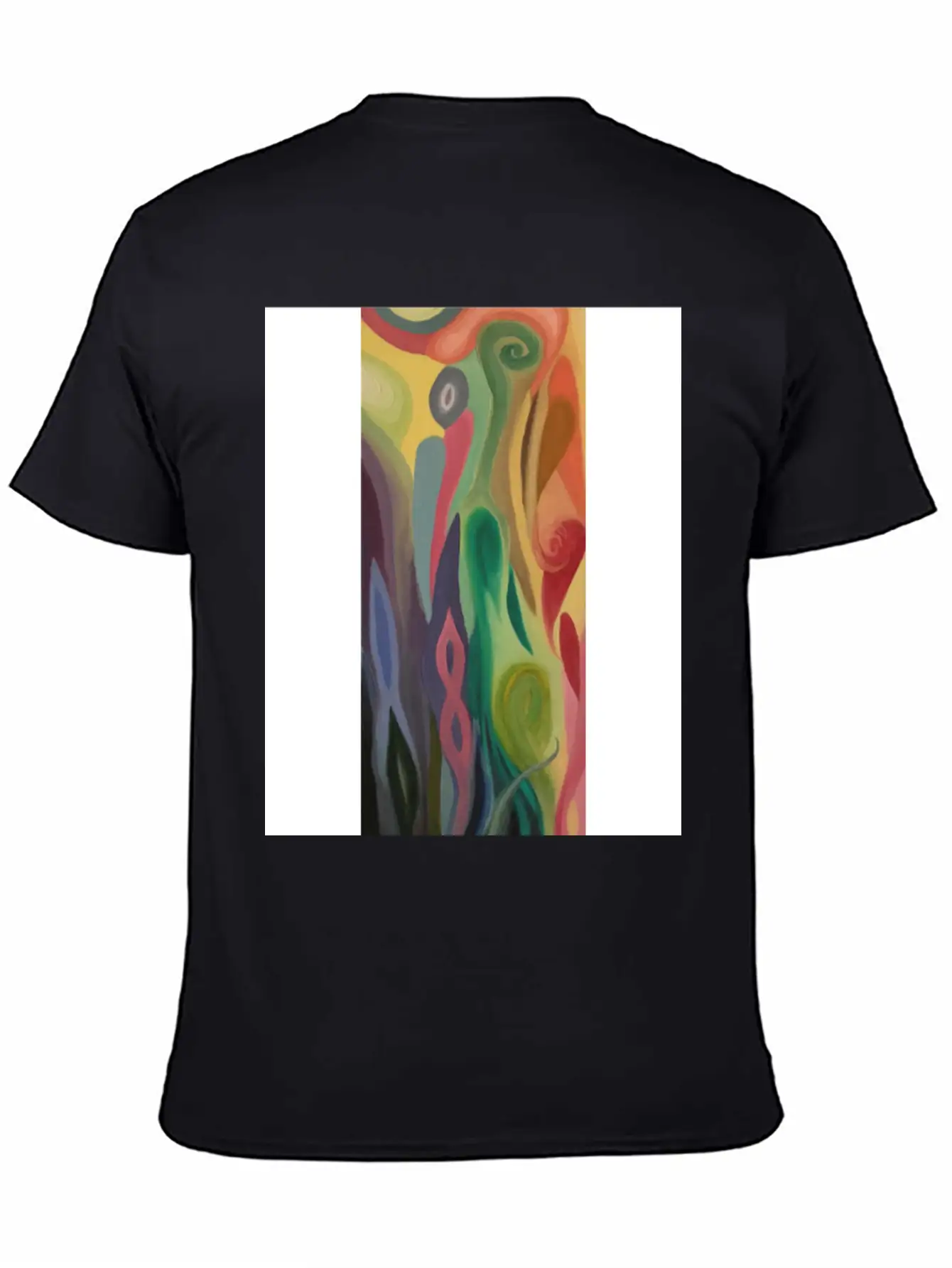Abstract Flower Painting By Jason Signor Soft Cotton Short Sleeve Tee ¨C Unisex Wardrobe Staple
