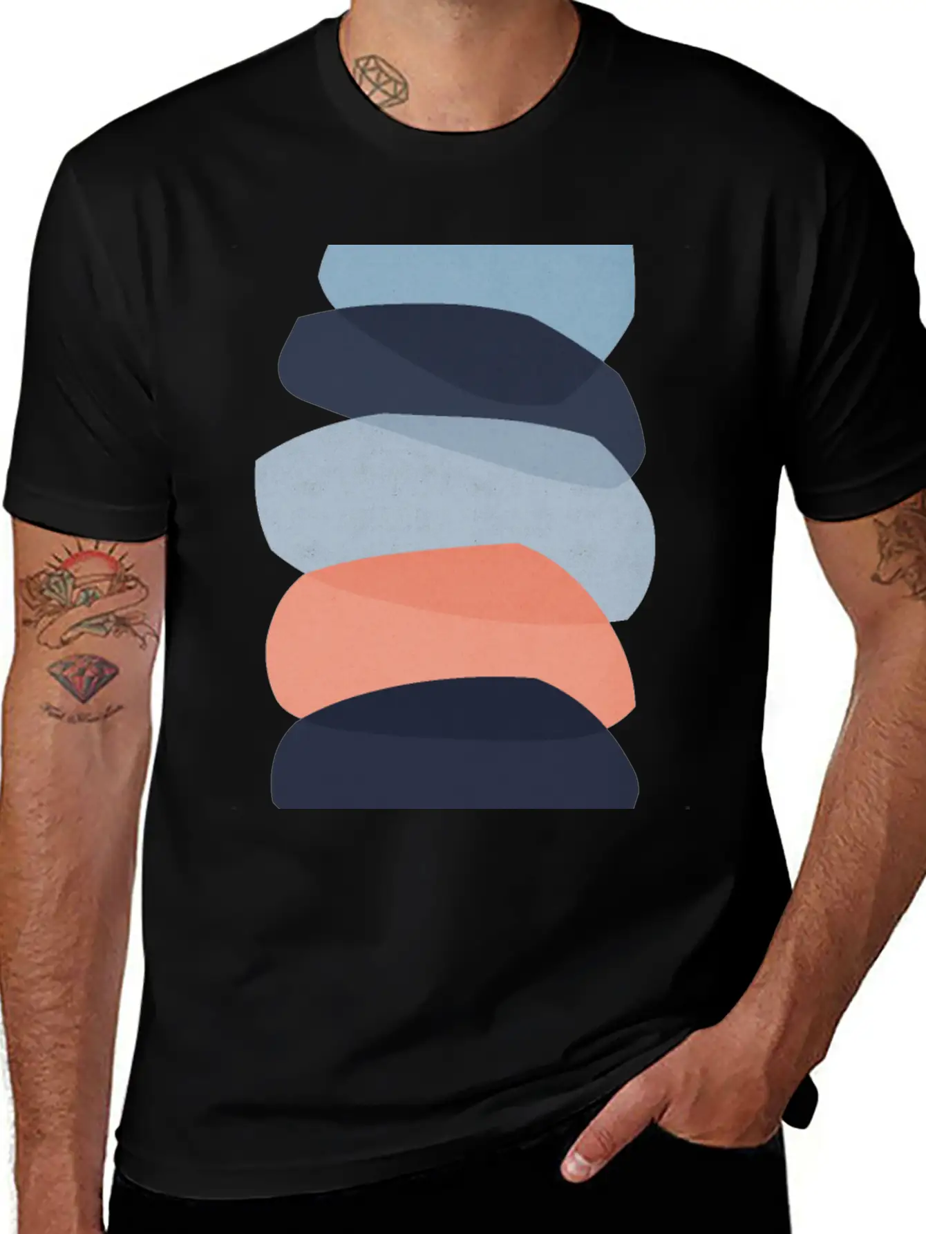 Abstract Shapes 17 Essential Cotton Tee For Daily Outfits ¨C Unisex Style
