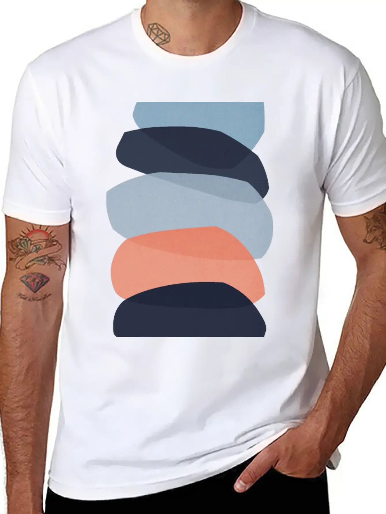Abstract Shapes 17 Essential Cotton Tee For Daily Outfits ¨C Unisex Style