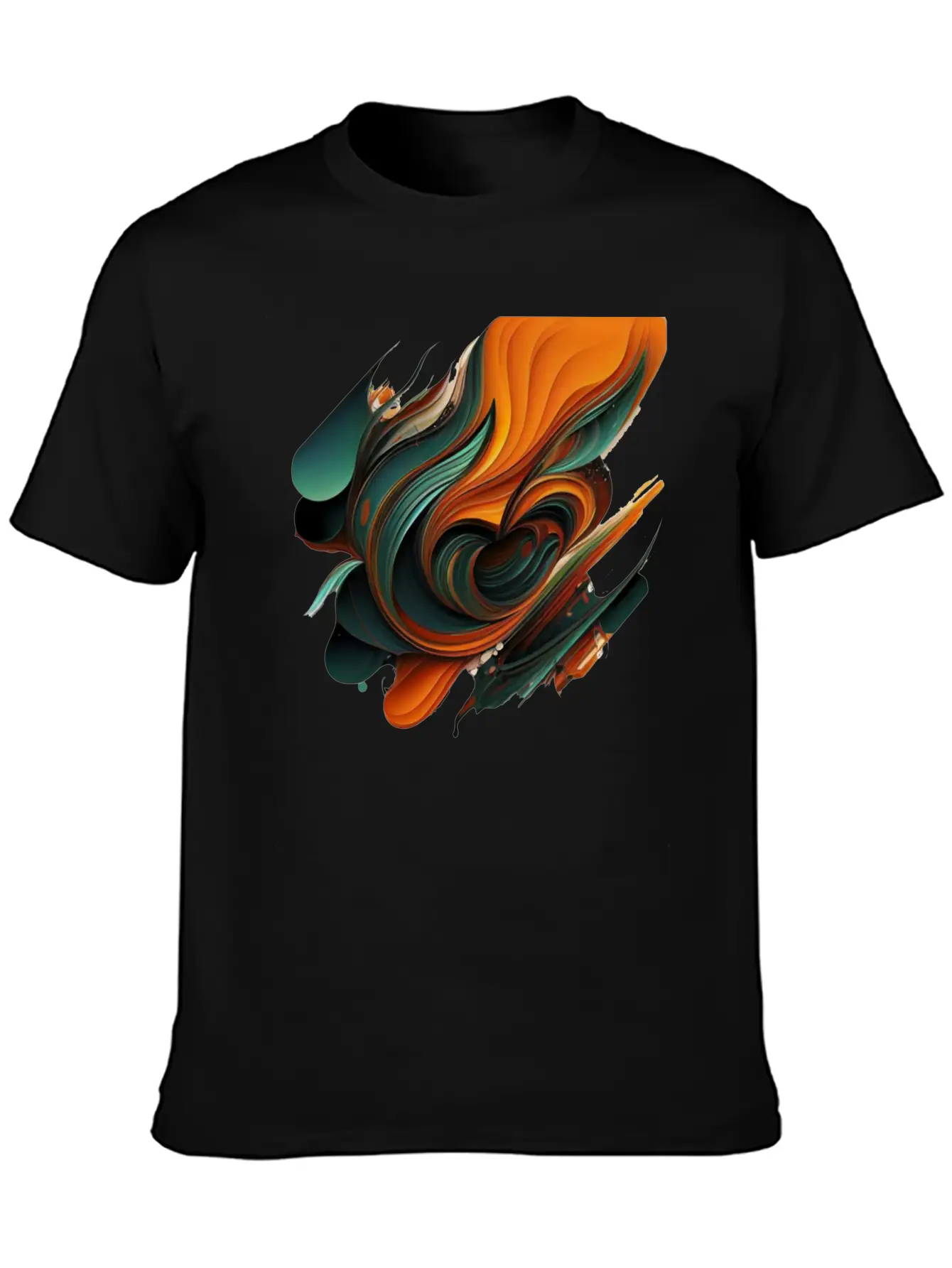 Abstract Shapes Brush 2 Unisex Casual T-Shirt ¨C Clean Design For Daily Comfort