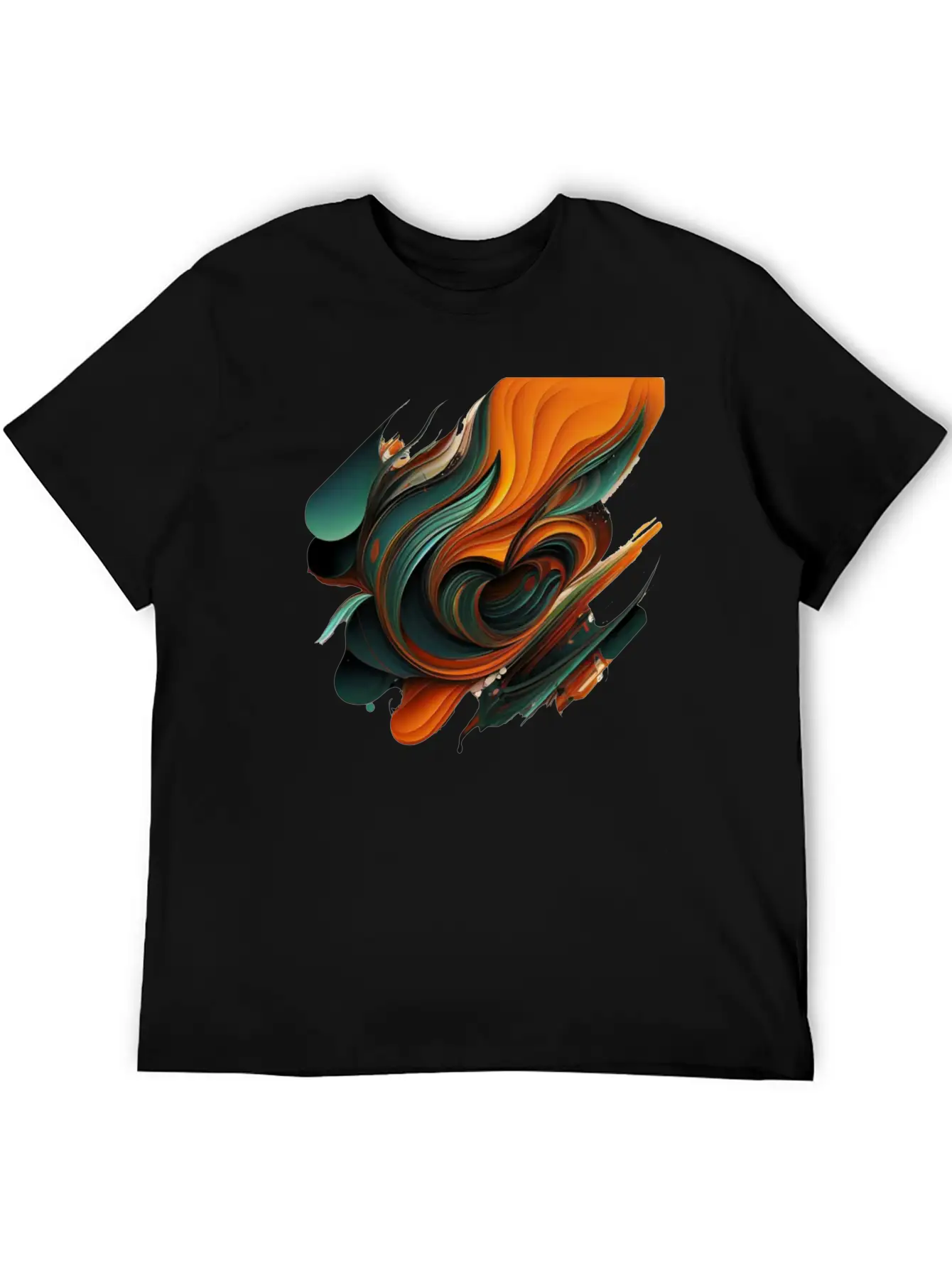 Abstract Shapes Brush 2 Unisex Casual T-Shirt ¨C Clean Design For Daily Comfort