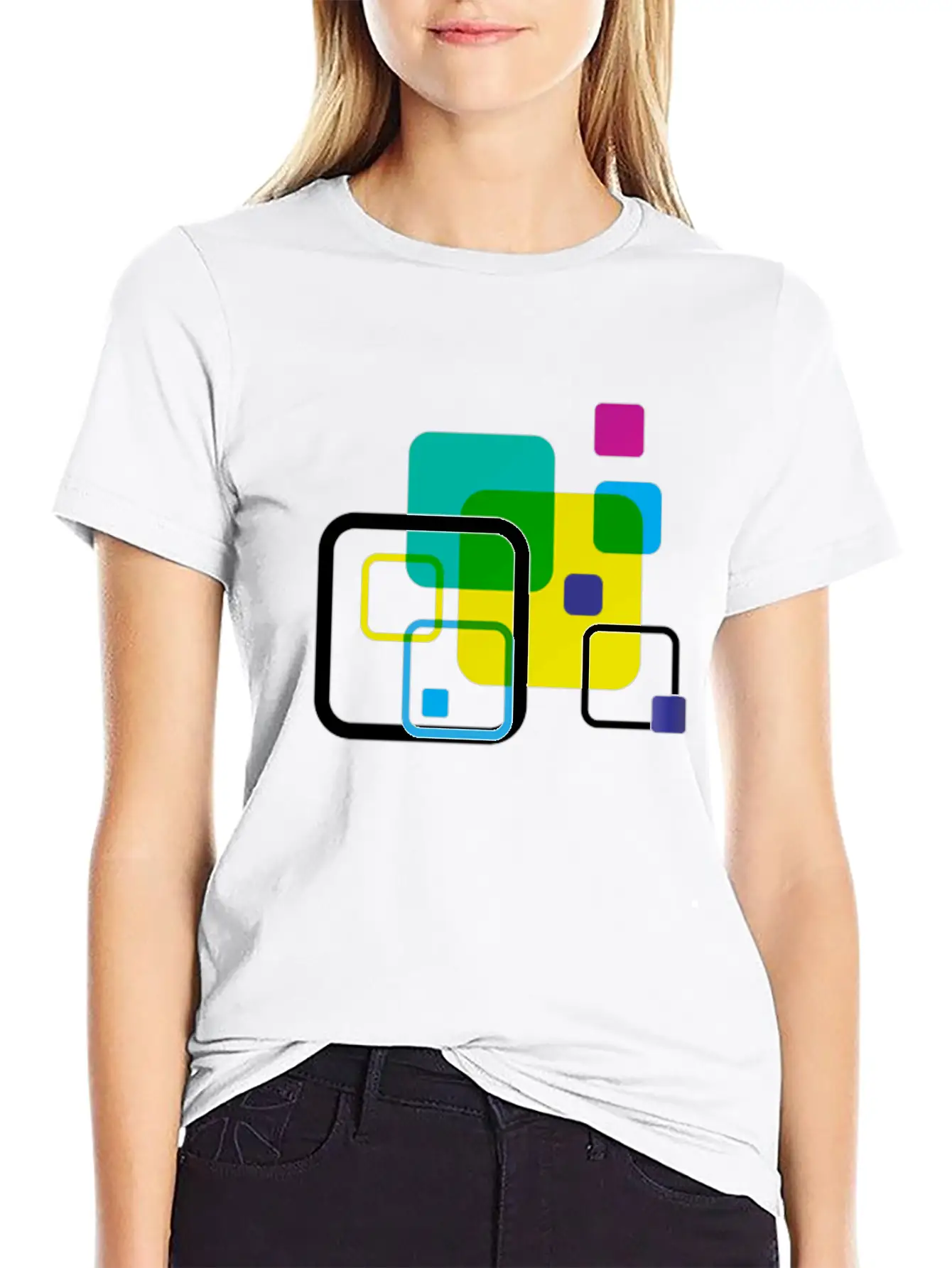 Abstract Unisex Casual T-Shirt ¨C Clean Design For Daily Comfort