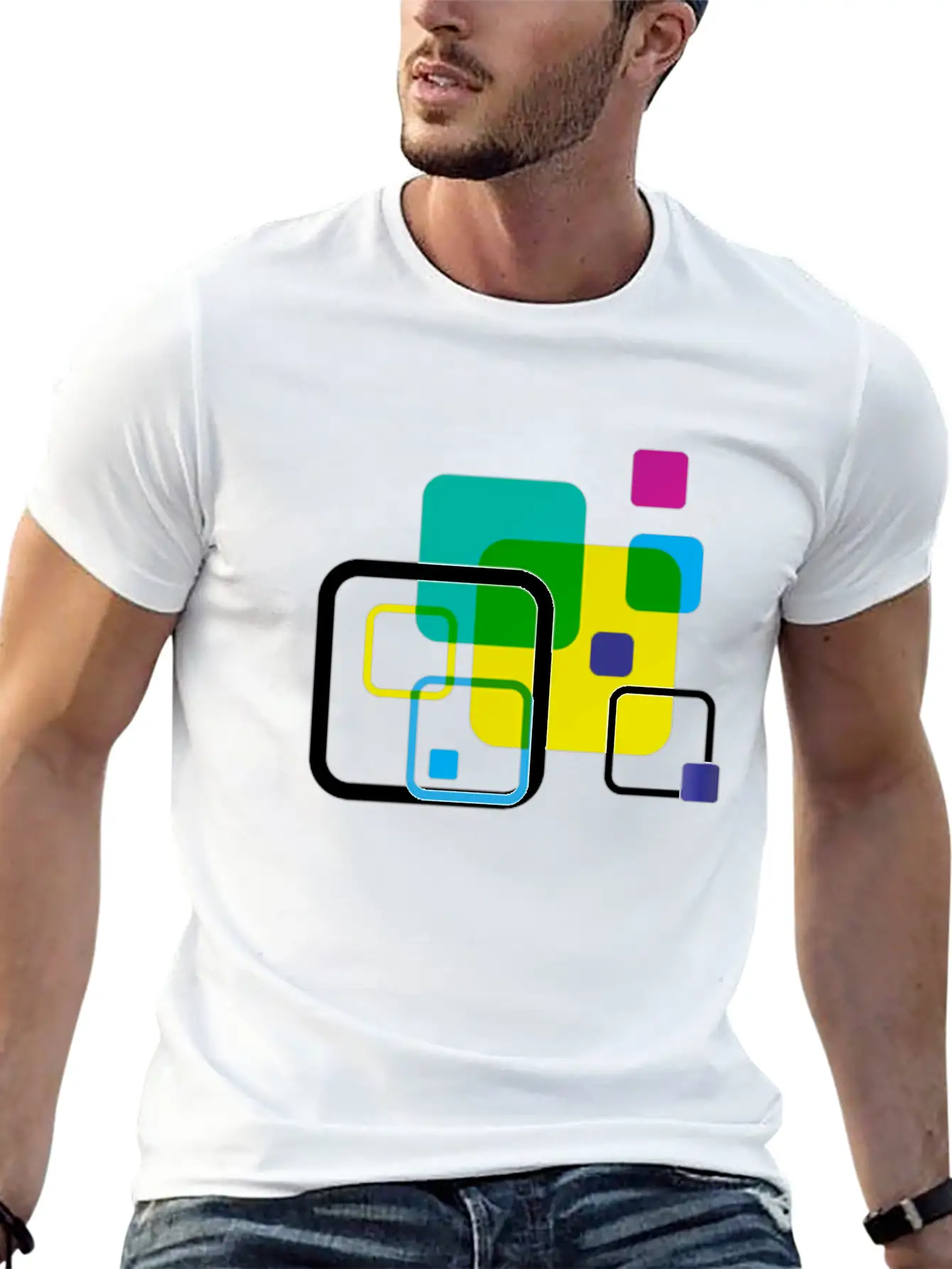 Abstract Unisex Casual T-Shirt ¨C Clean Design For Daily Comfort