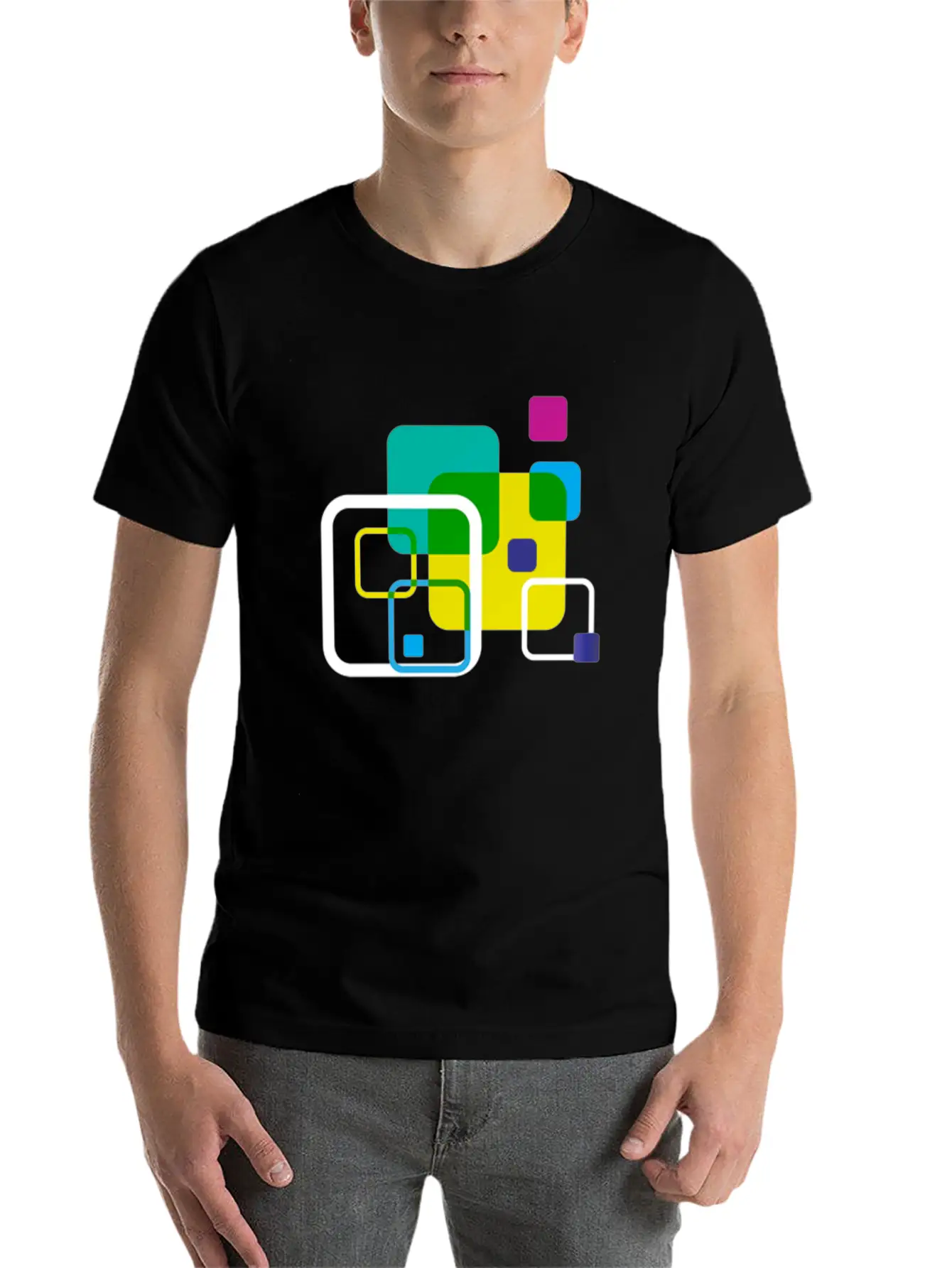 Abstract Unisex Casual T-Shirt ¨C Clean Design For Daily Comfort