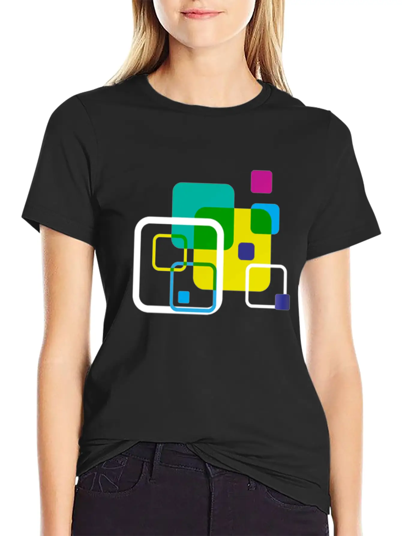 Abstract Unisex Casual T-Shirt ¨C Clean Design For Daily Comfort