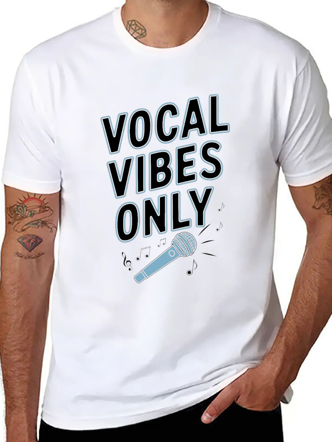 Acapella Group Vocal Harmony Singing Performane Basic Graphic T-Shirt ¨C Daily Comfort In Soft Cotton