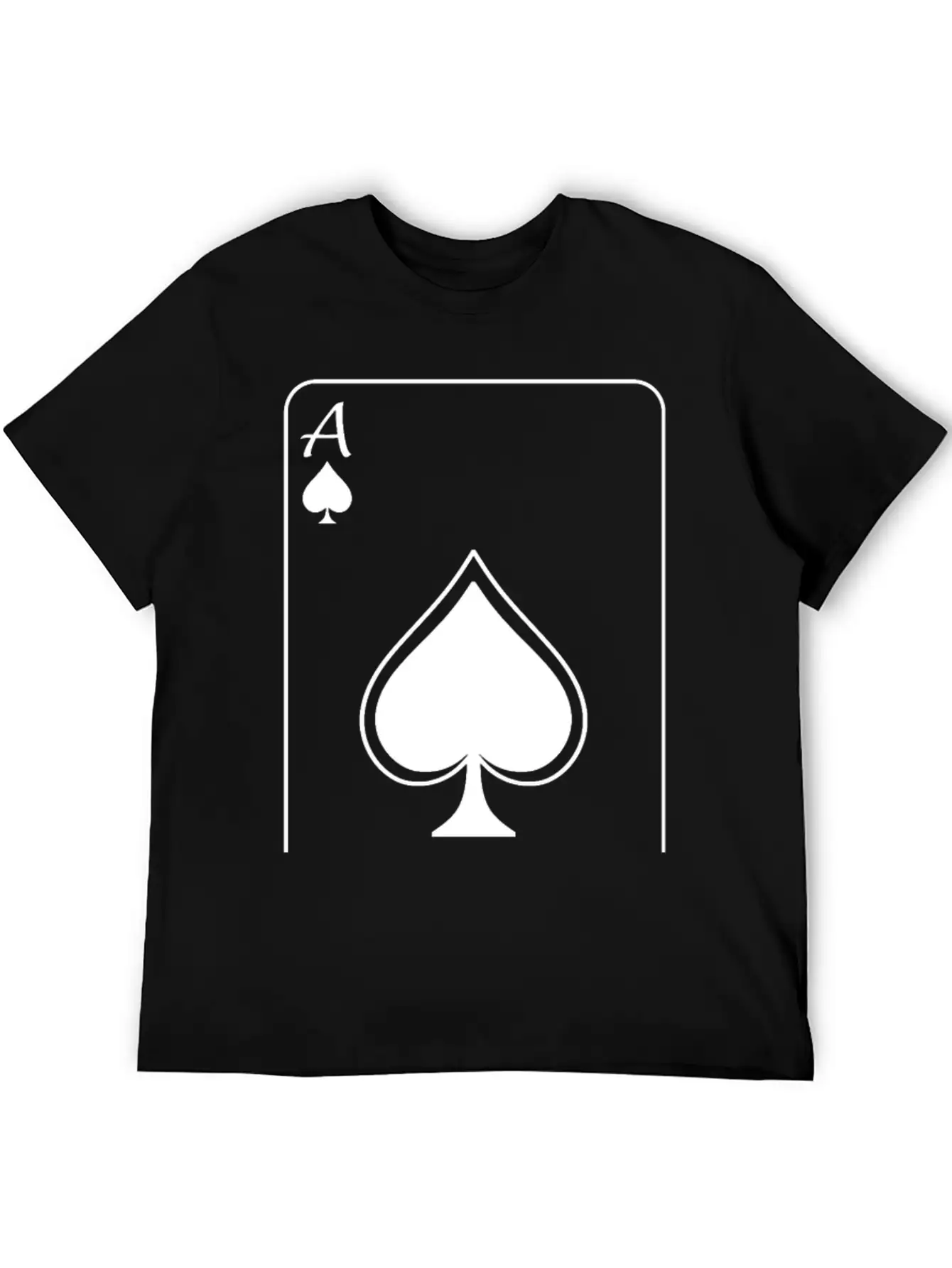 Ace - White Unisex Casual T-Shirt ¨C Clean Design For Daily Comfort