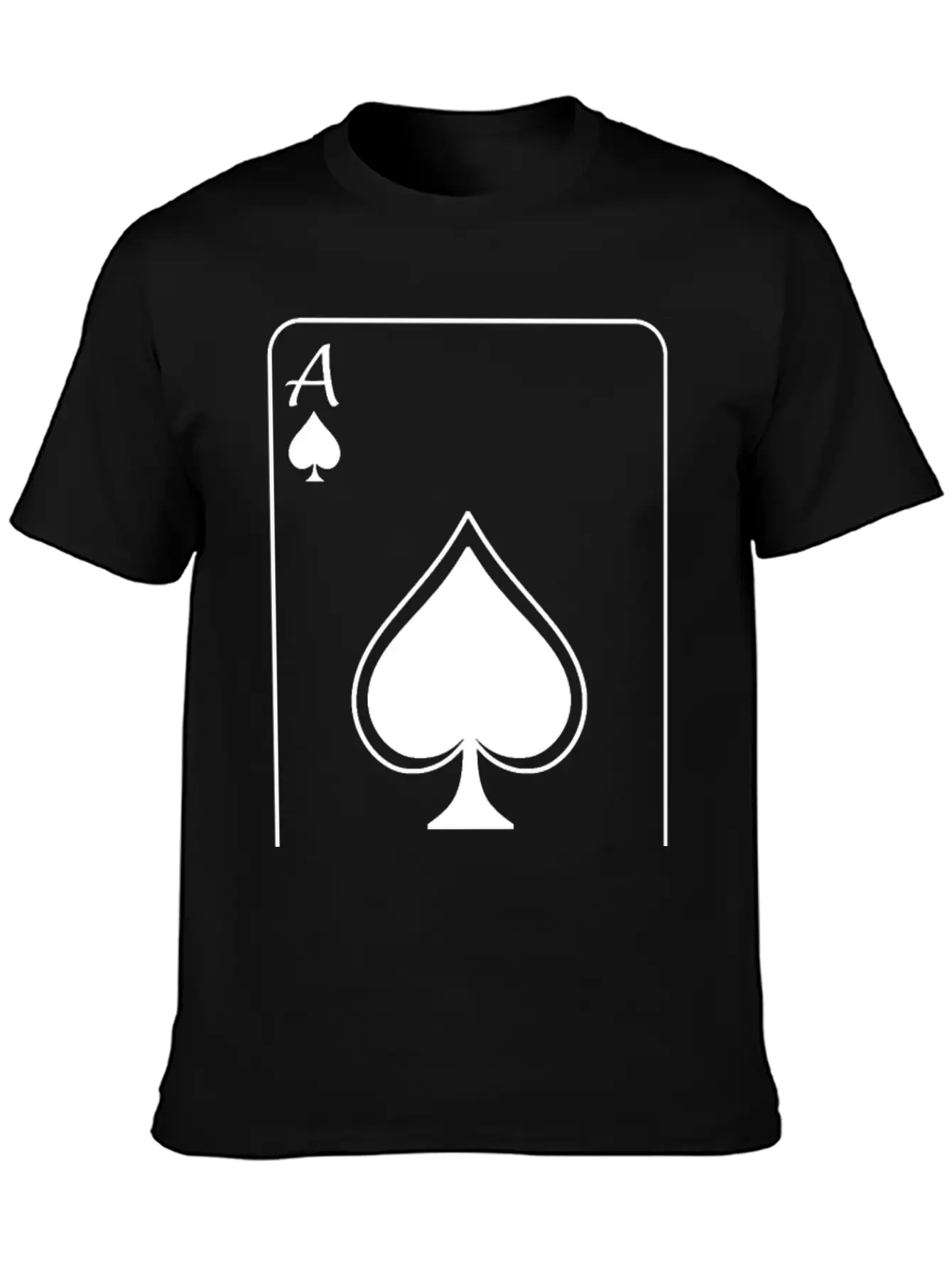 Ace - White Unisex Casual T-Shirt ¨C Clean Design For Daily Comfort