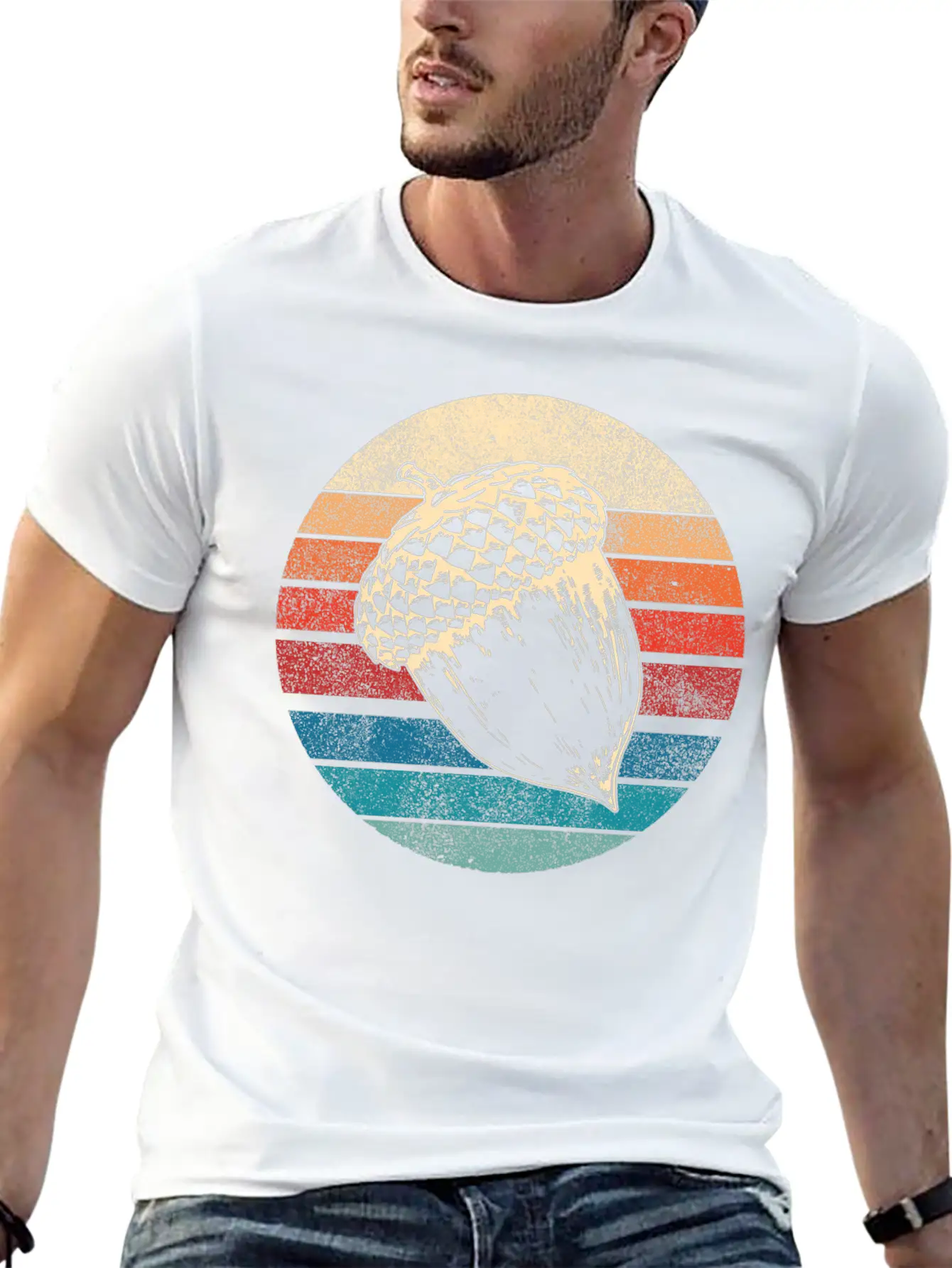 Acorn Unisex Casual T-Shirt ¨C Clean Design For Daily Comfort