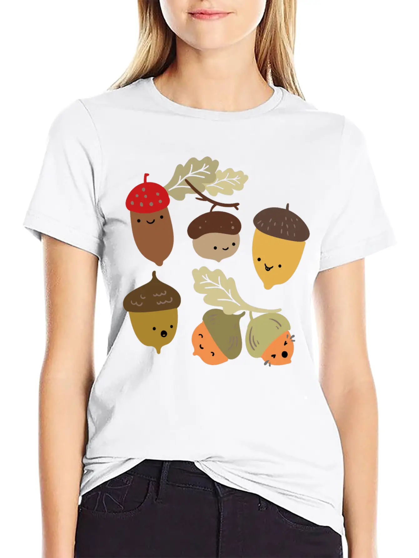 Acorns Basic Graphic T-Shirt ¨C Daily Comfort In Soft Cotton