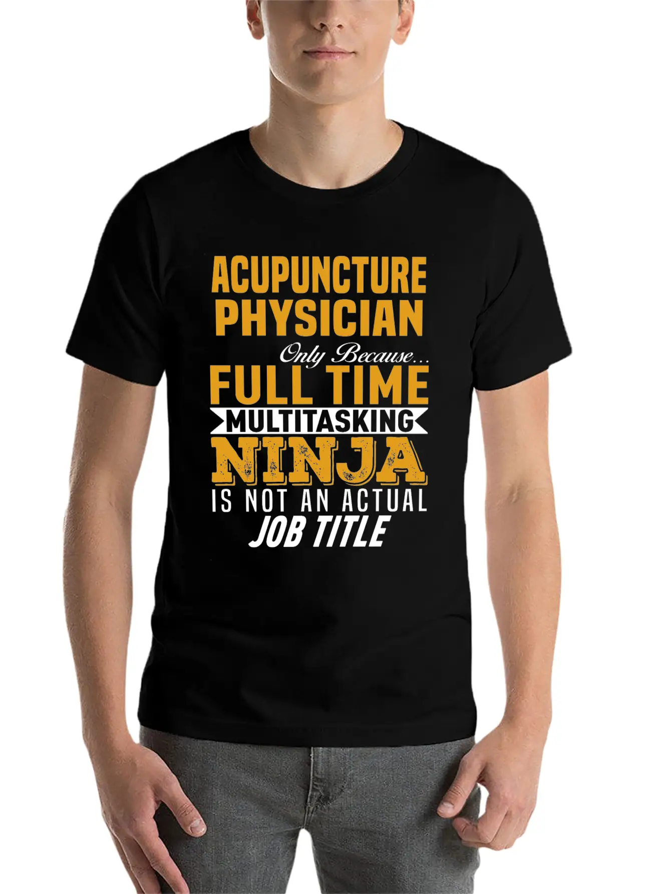 Acupuncture Physician Unisex Casual T-Shirt ¨C Clean Design For Daily Comfort