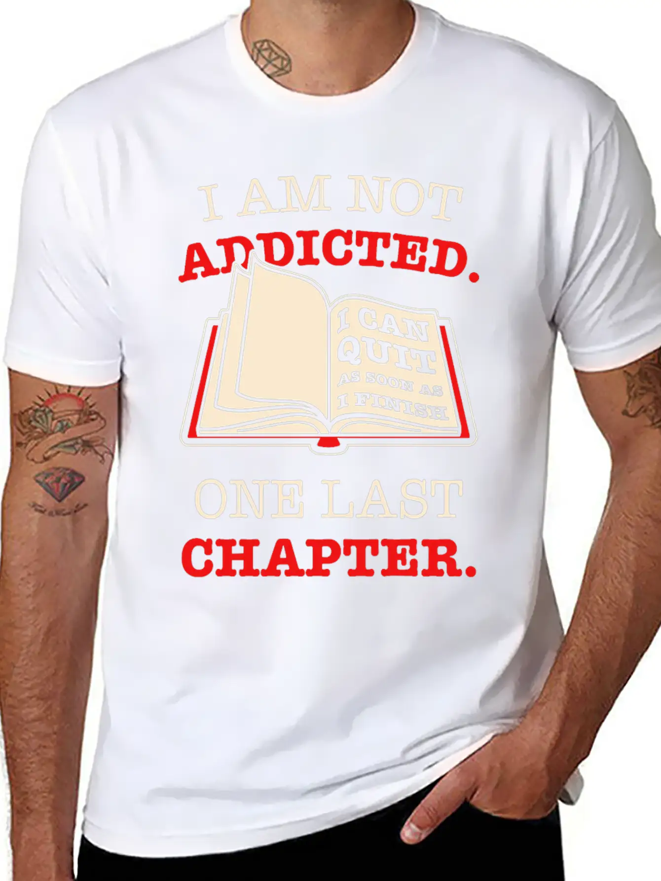 Addicted To Reading Soft Cotton Short Sleeve Tee ¨C Unisex Wardrobe Staple