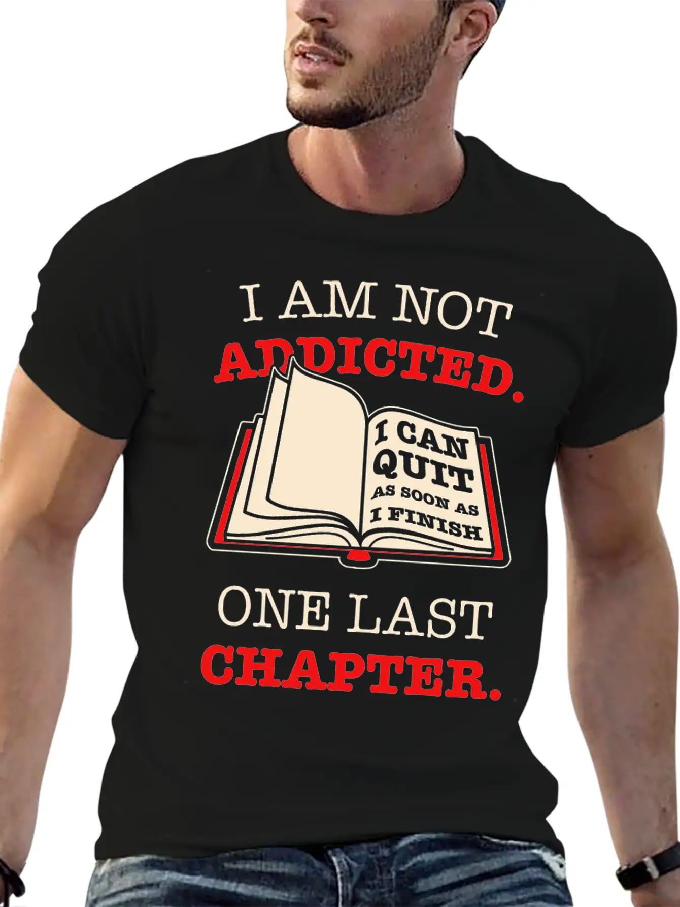 Addicted To Reading Soft Cotton Short Sleeve Tee ¨C Unisex Wardrobe Staple