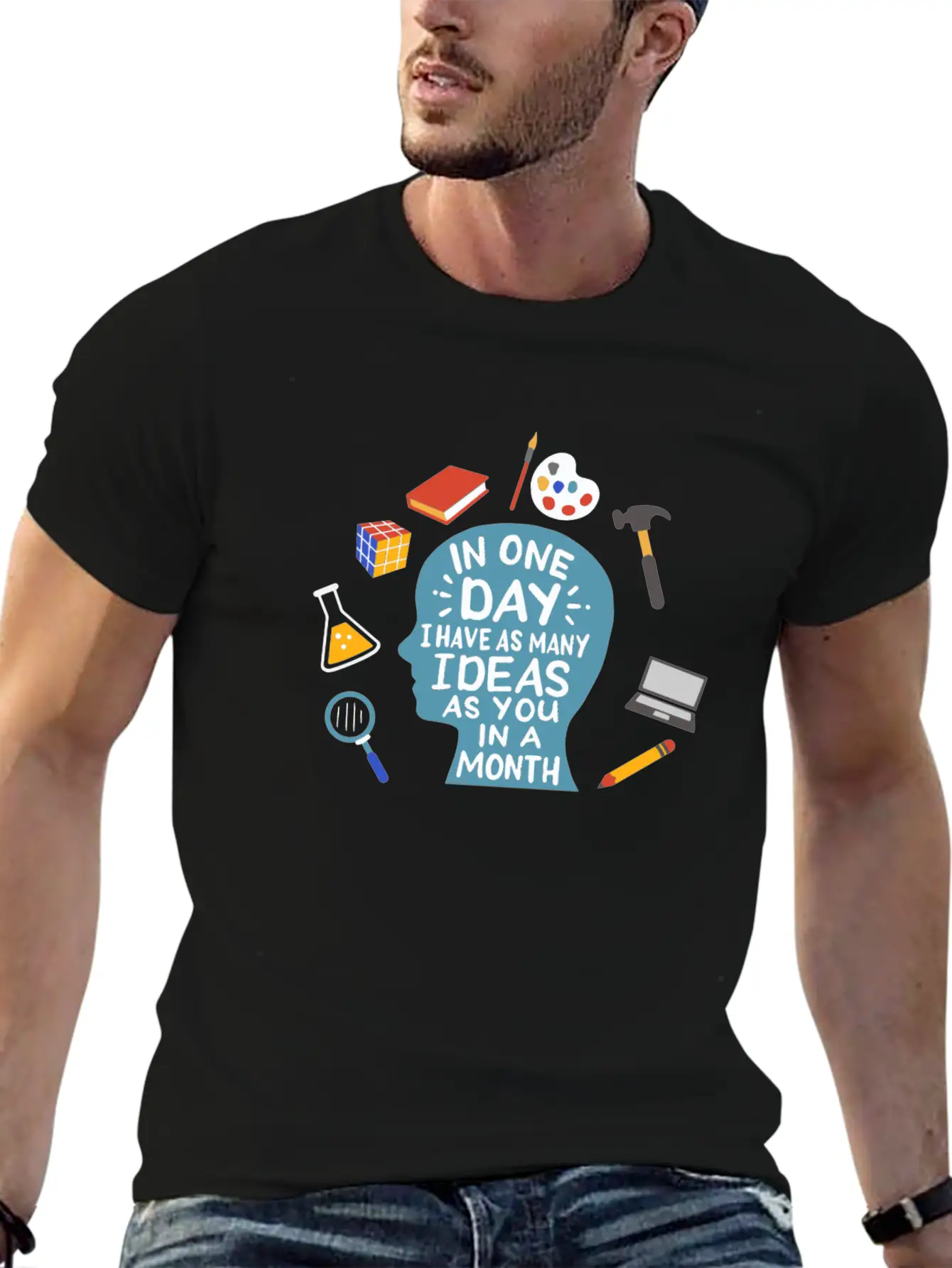 ADHD Awareness Unisex Casual T-Shirt ¨C Clean Design For Daily Comfort