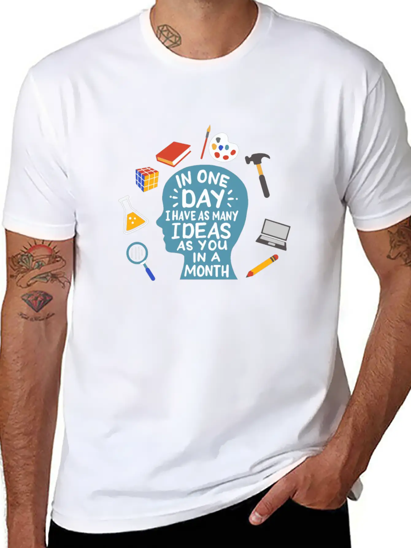 ADHD Awareness Unisex Casual T-Shirt ¨C Clean Design For Daily Comfort