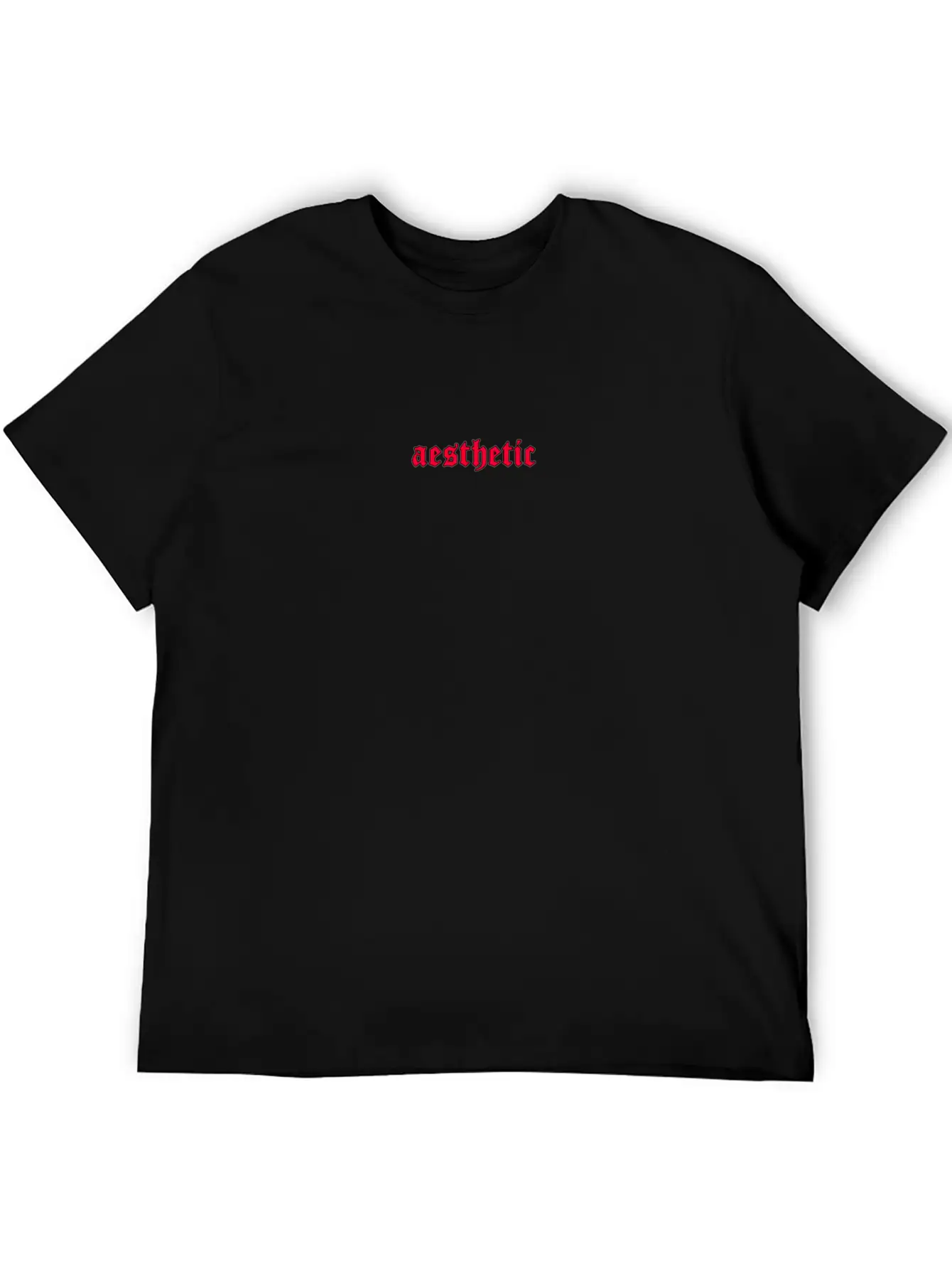 Aesthetic Grunge Aesthetic Red Goth Eboy Egirl Gif Basic Graphic T-Shirt ¨C Daily Comfort In Soft Cotton