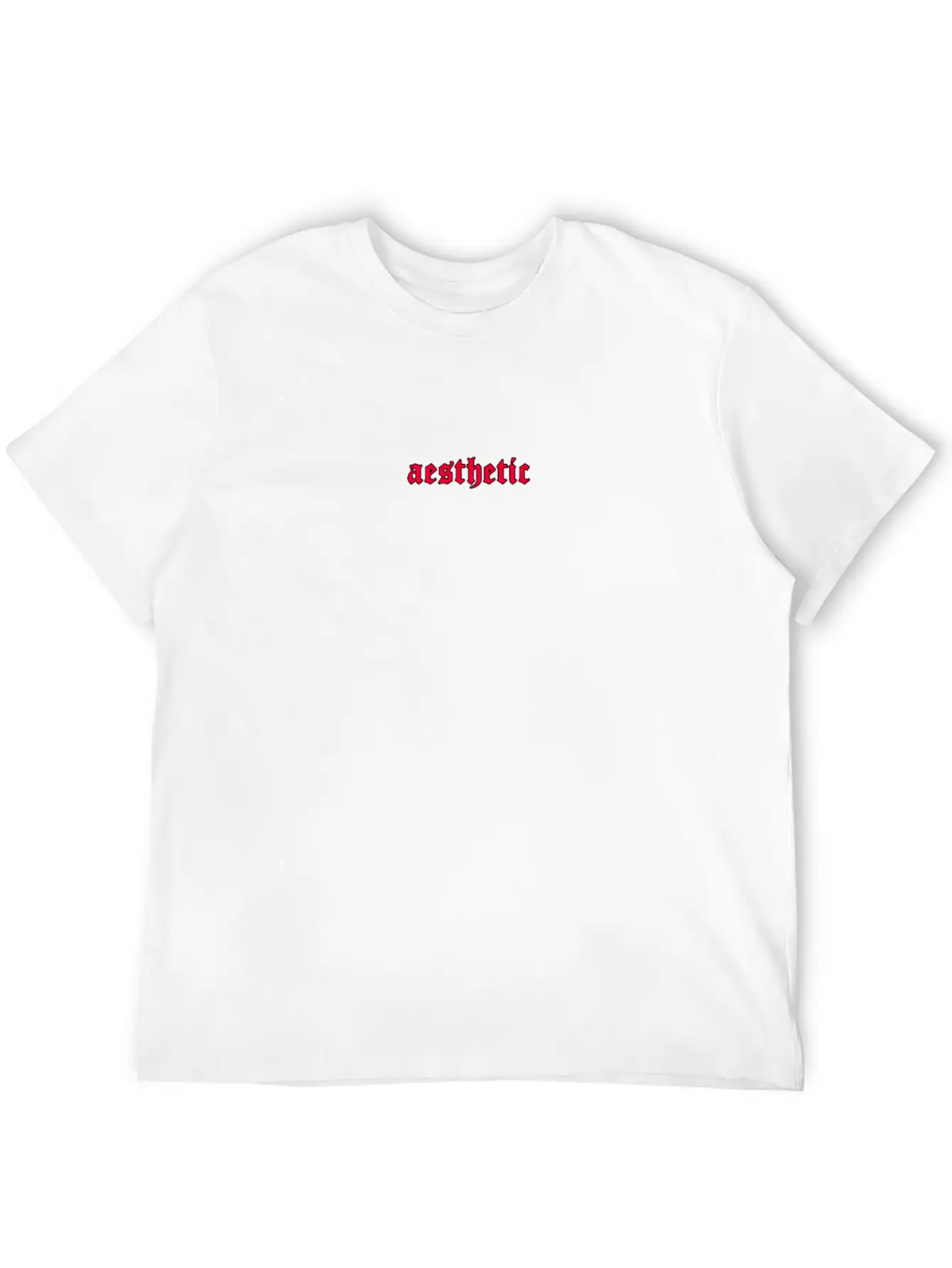 Aesthetic Grunge Aesthetic Red Goth Eboy Egirl Gif Basic Graphic T-Shirt ¨C Daily Comfort In Soft Cotton