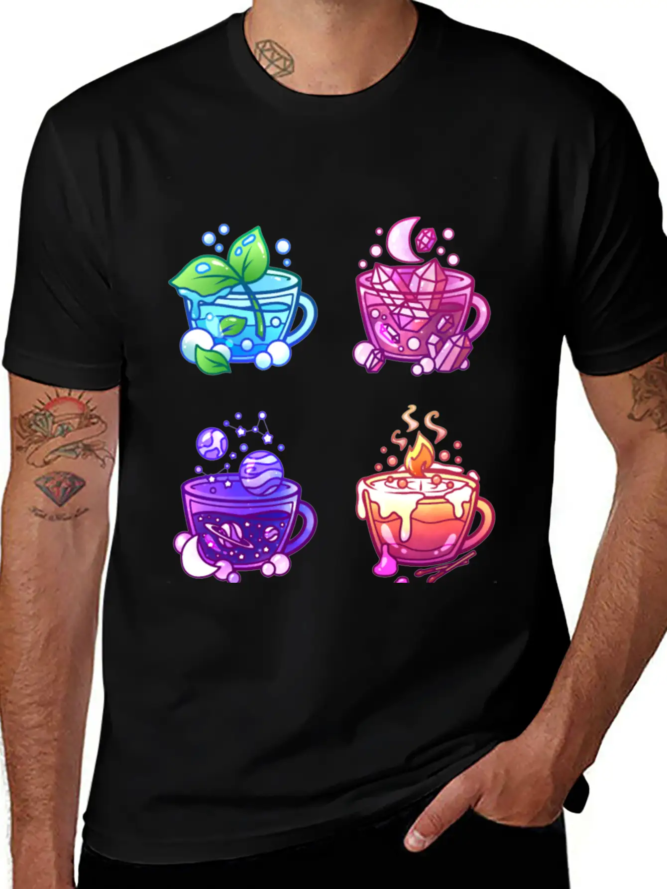 Aesthetic Teacup Collection Unisex Casual T-Shirt ¨C Clean Design For Daily Comfort