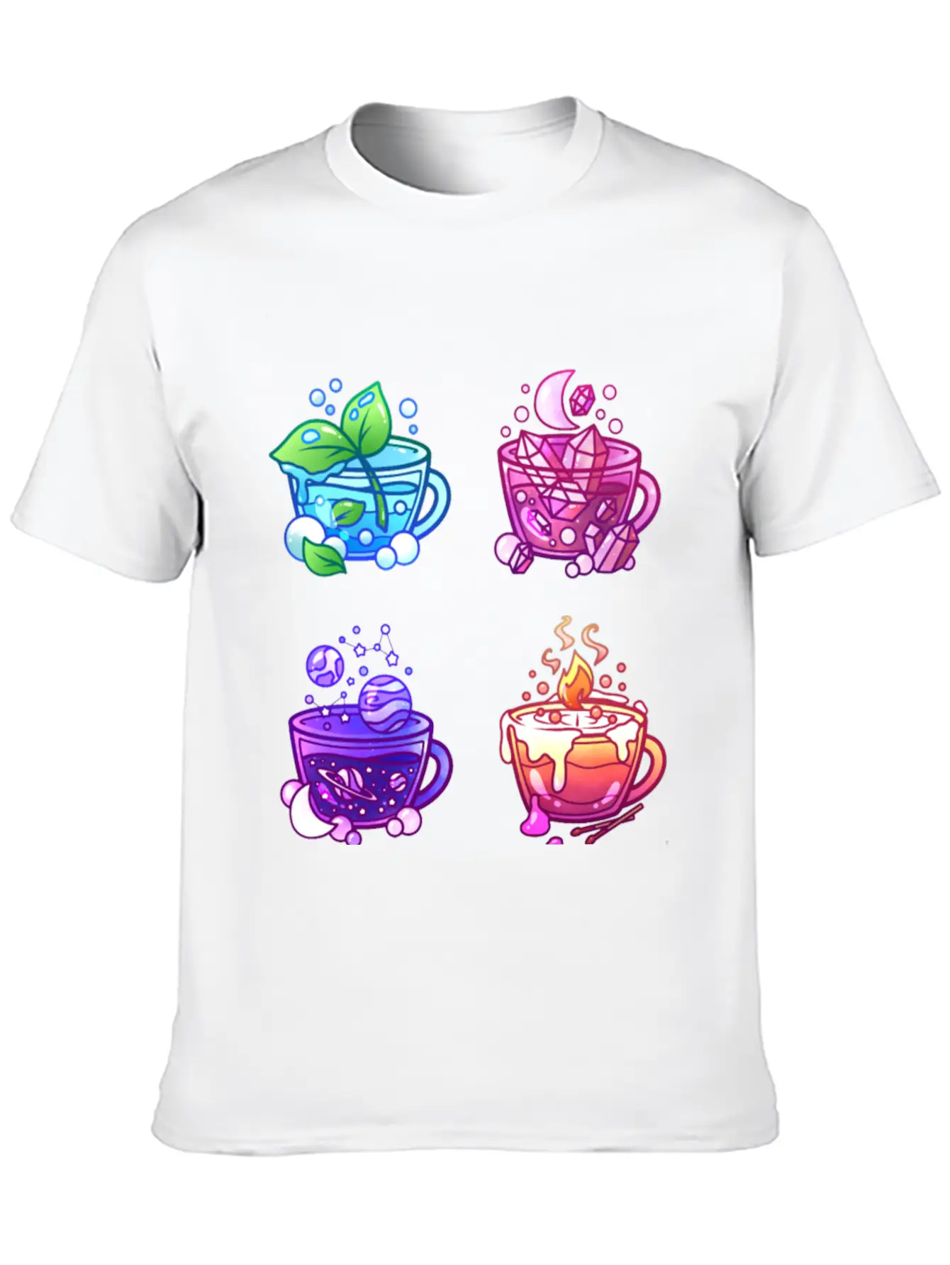 Aesthetic Teacup Collection Unisex Casual T-Shirt ¨C Clean Design For Daily Comfort