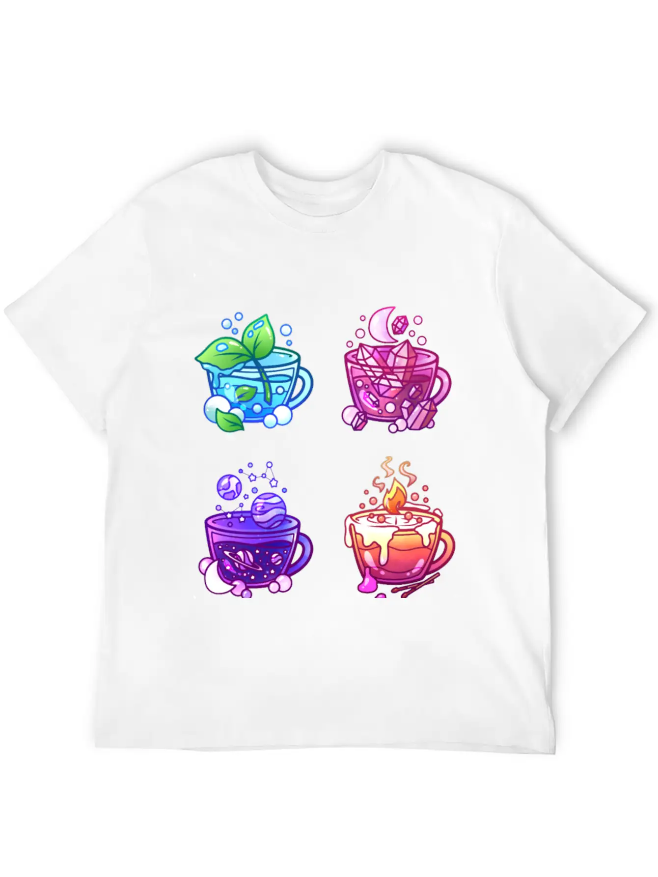 Aesthetic Teacup Collection Unisex Casual T-Shirt ¨C Clean Design For Daily Comfort