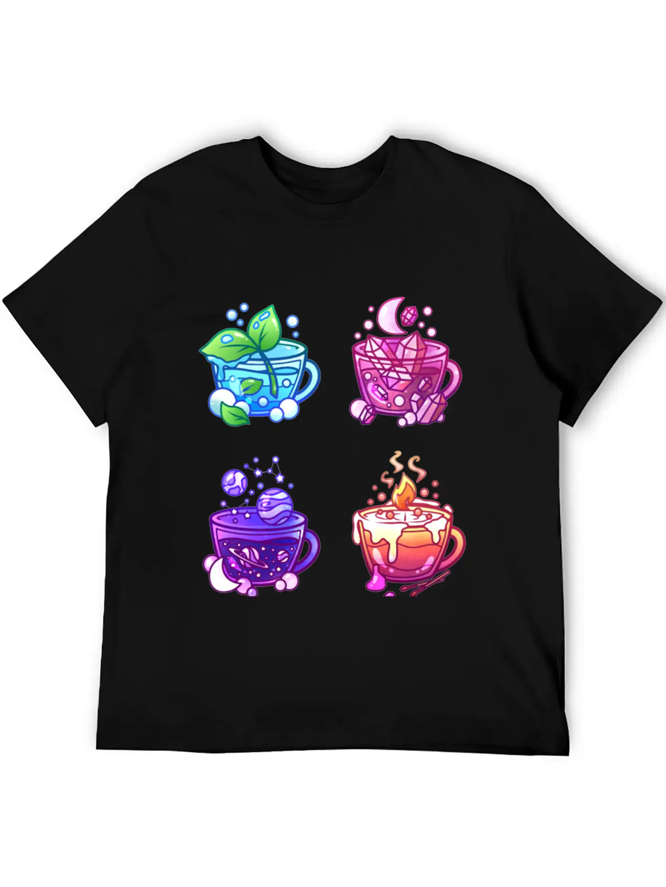 Aesthetic Teacup Collection Unisex Casual T-Shirt ¨C Clean Design For Daily Comfort
