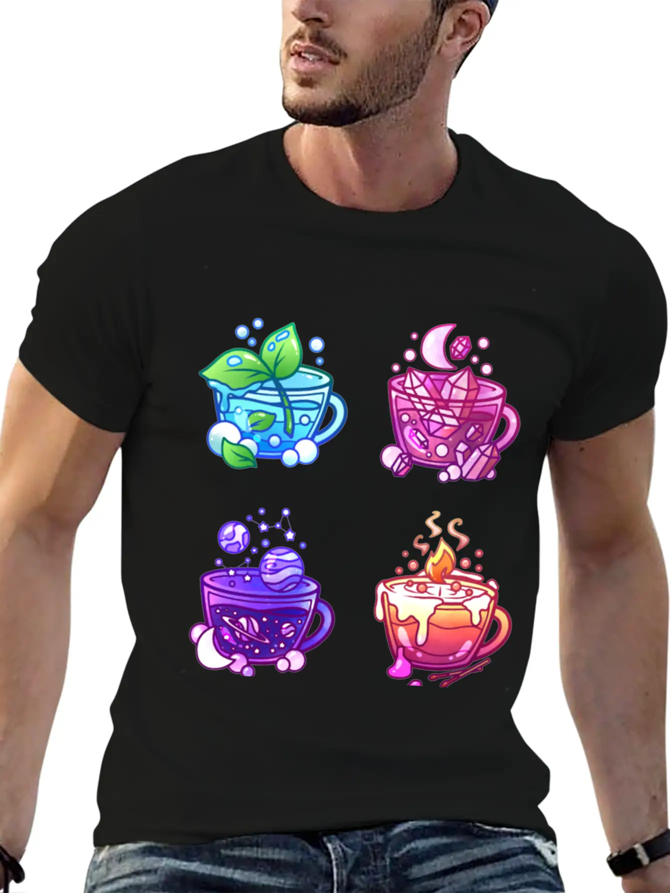 Aesthetic Teacup Collection Unisex Casual T-Shirt ¨C Clean Design For Daily Comfort