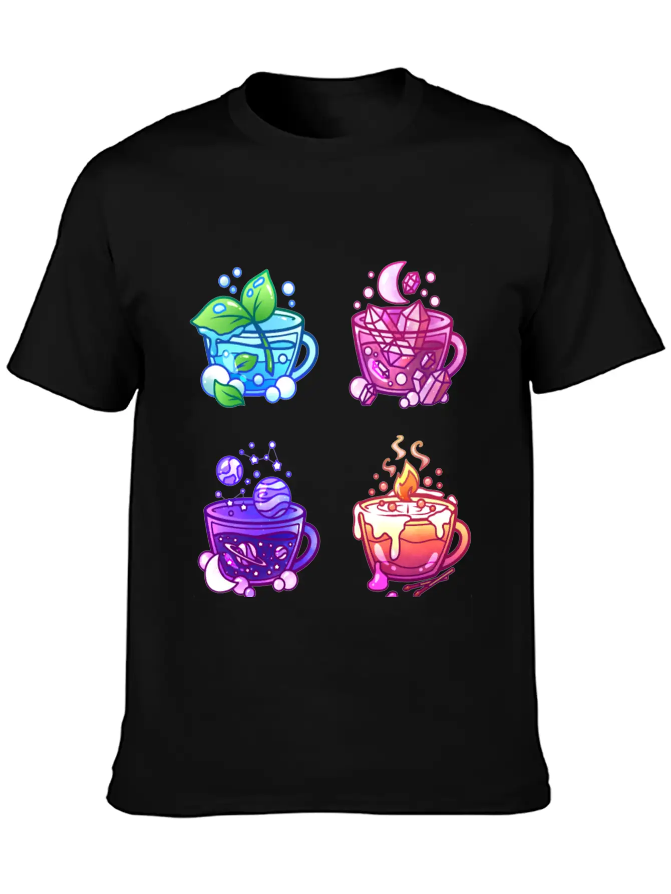 Aesthetic Teacup Collection Unisex Casual T-Shirt ¨C Clean Design For Daily Comfort
