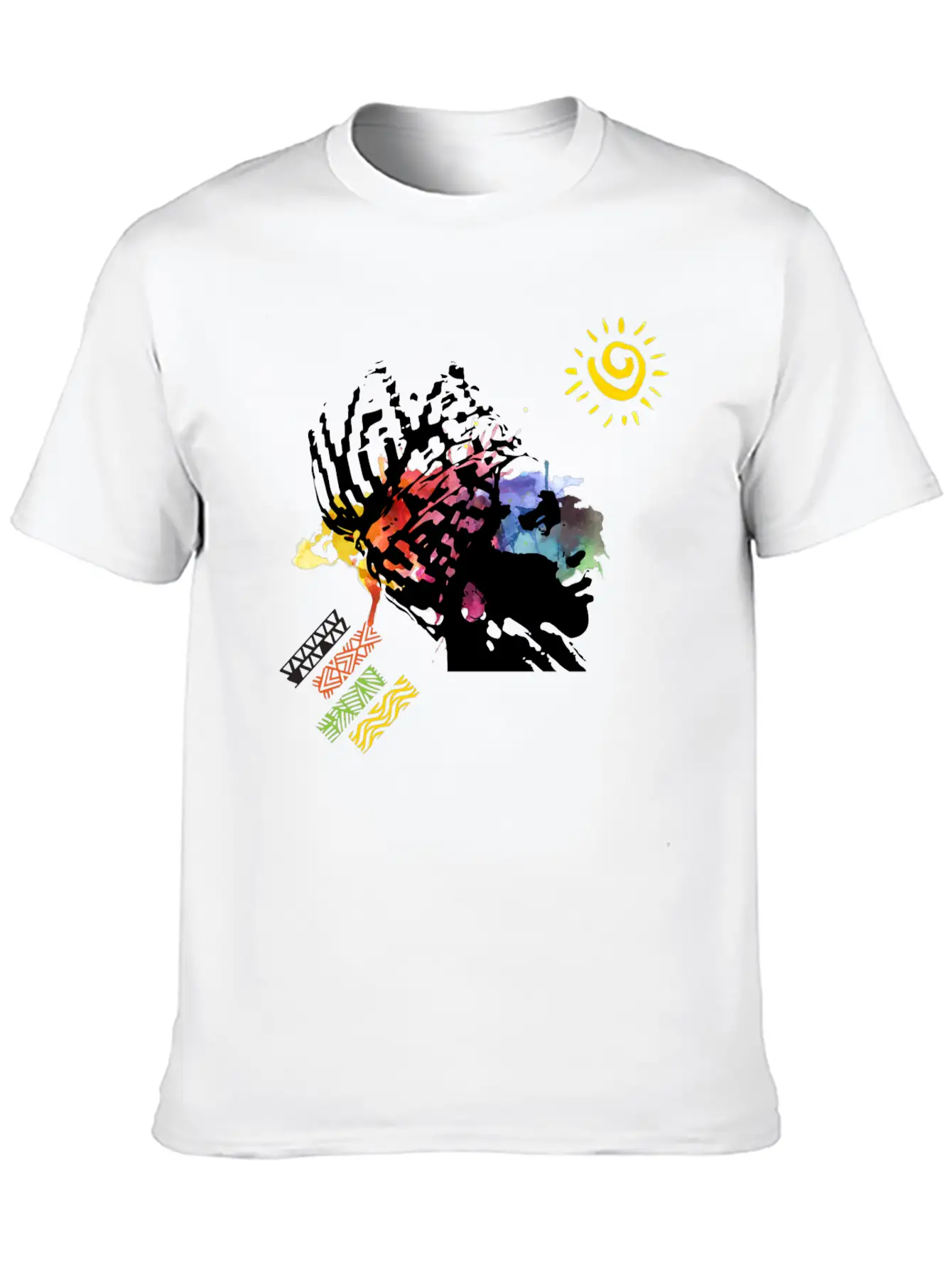 African Beauty Essential Cotton Tee For Daily Outfits ¨C Unisex Style