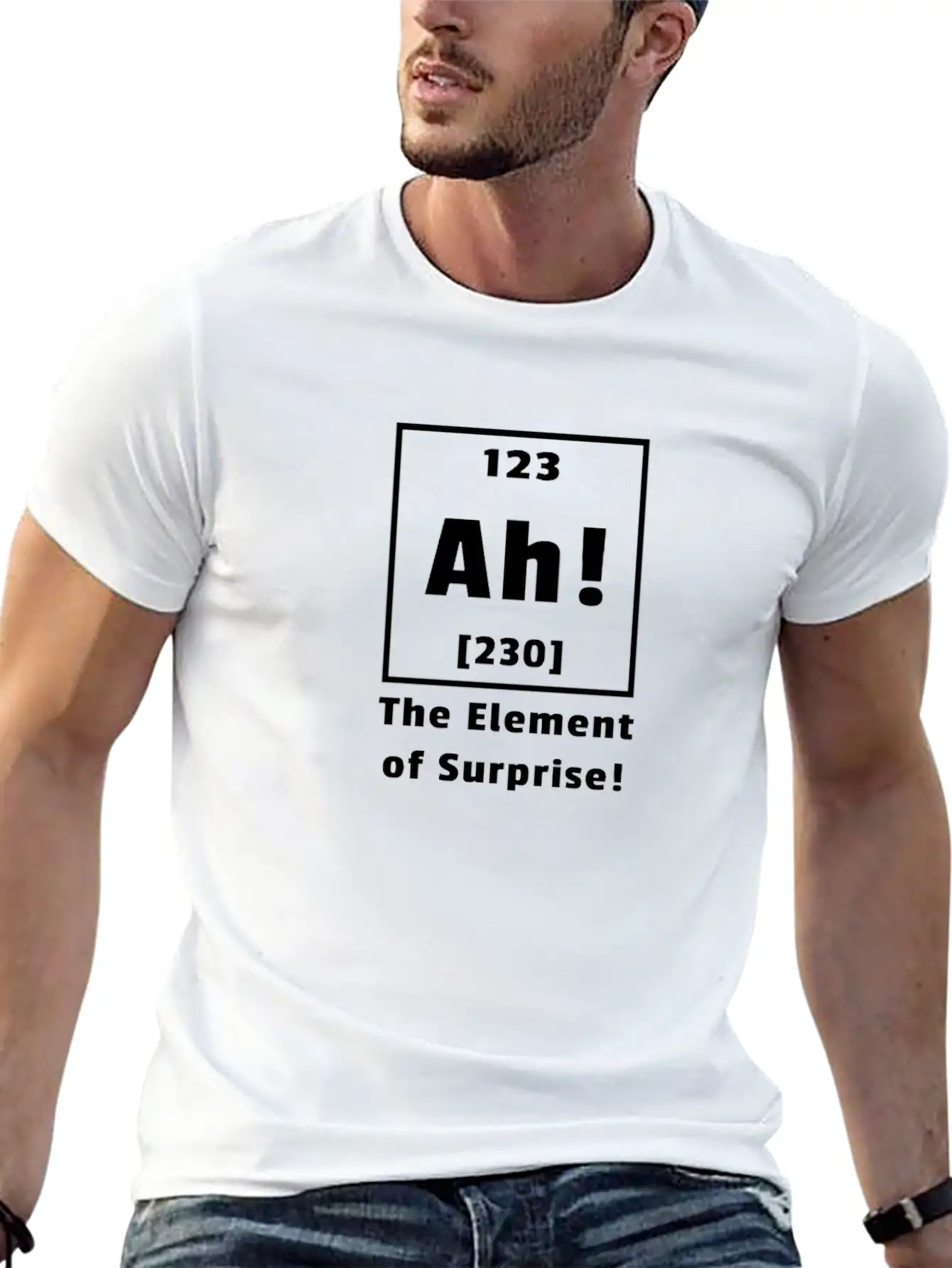 Ah! The Element Of Surprise! Soft Cotton Short Sleeve Tee ¨C Unisex Wardrobe Staple