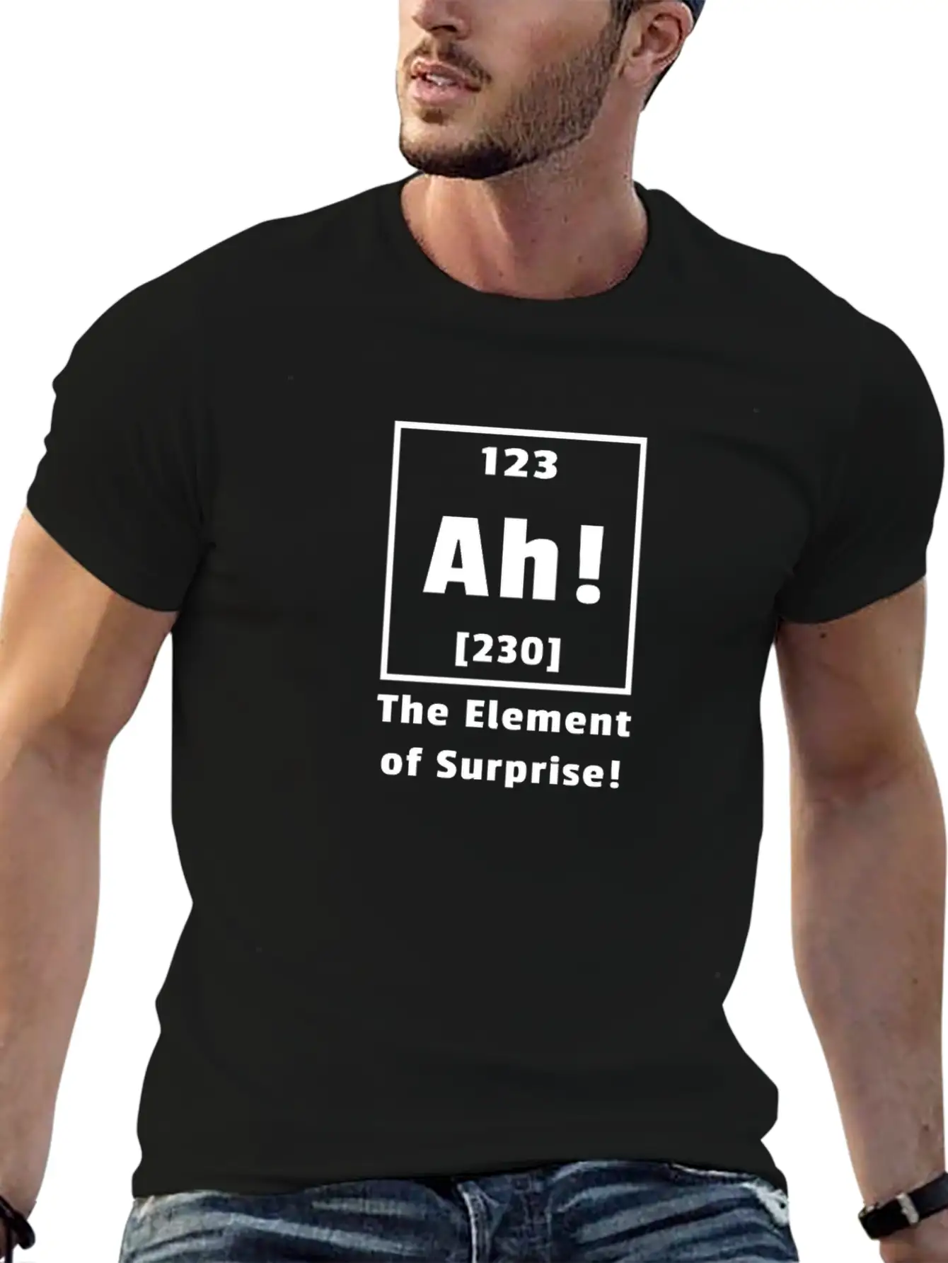 Ah! The Element Of Surprise! Soft Cotton Short Sleeve Tee ¨C Unisex Wardrobe Staple