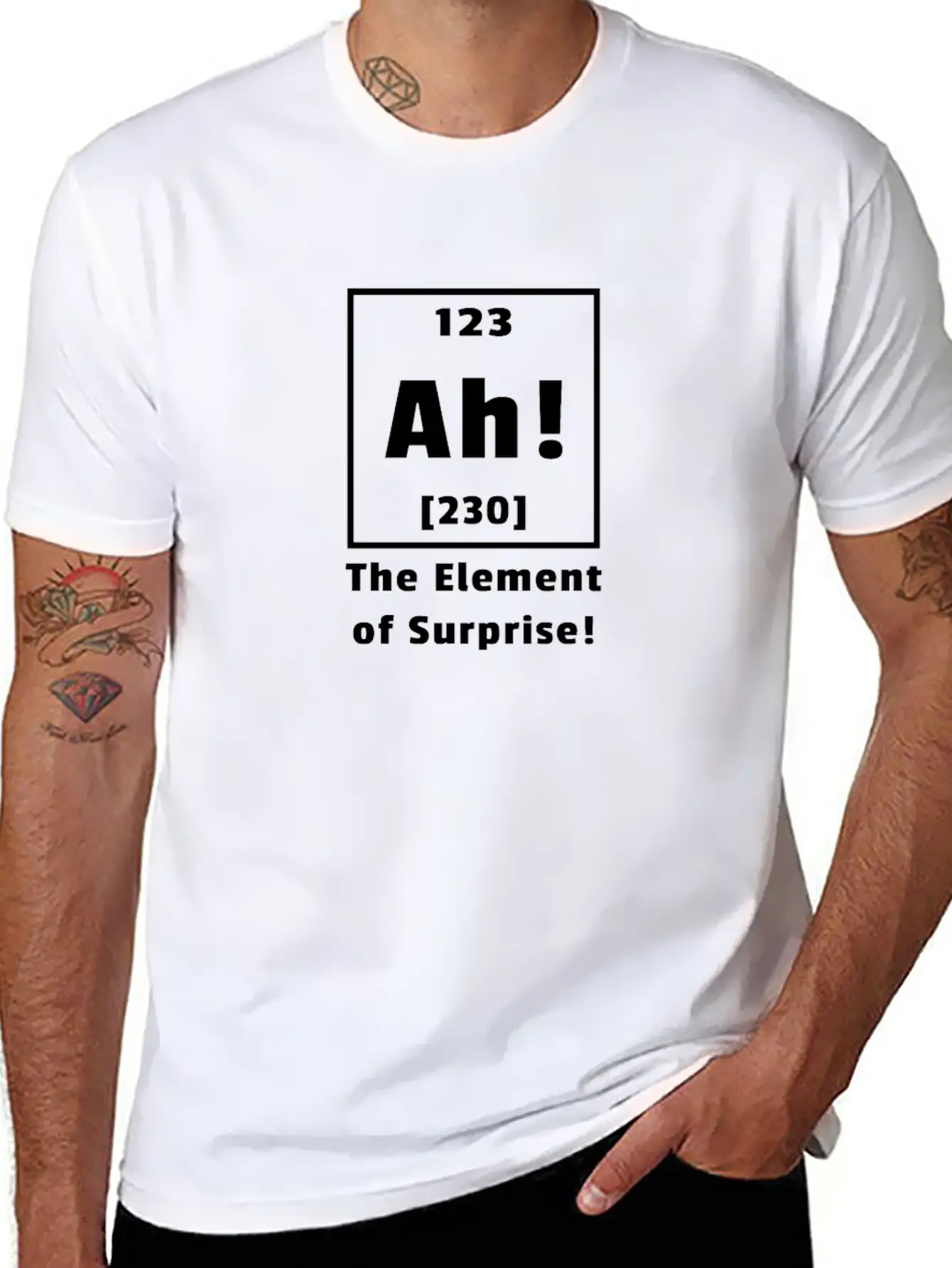 Ah! The Element Of Surprise! Soft Cotton Short Sleeve Tee ¨C Unisex Wardrobe Staple