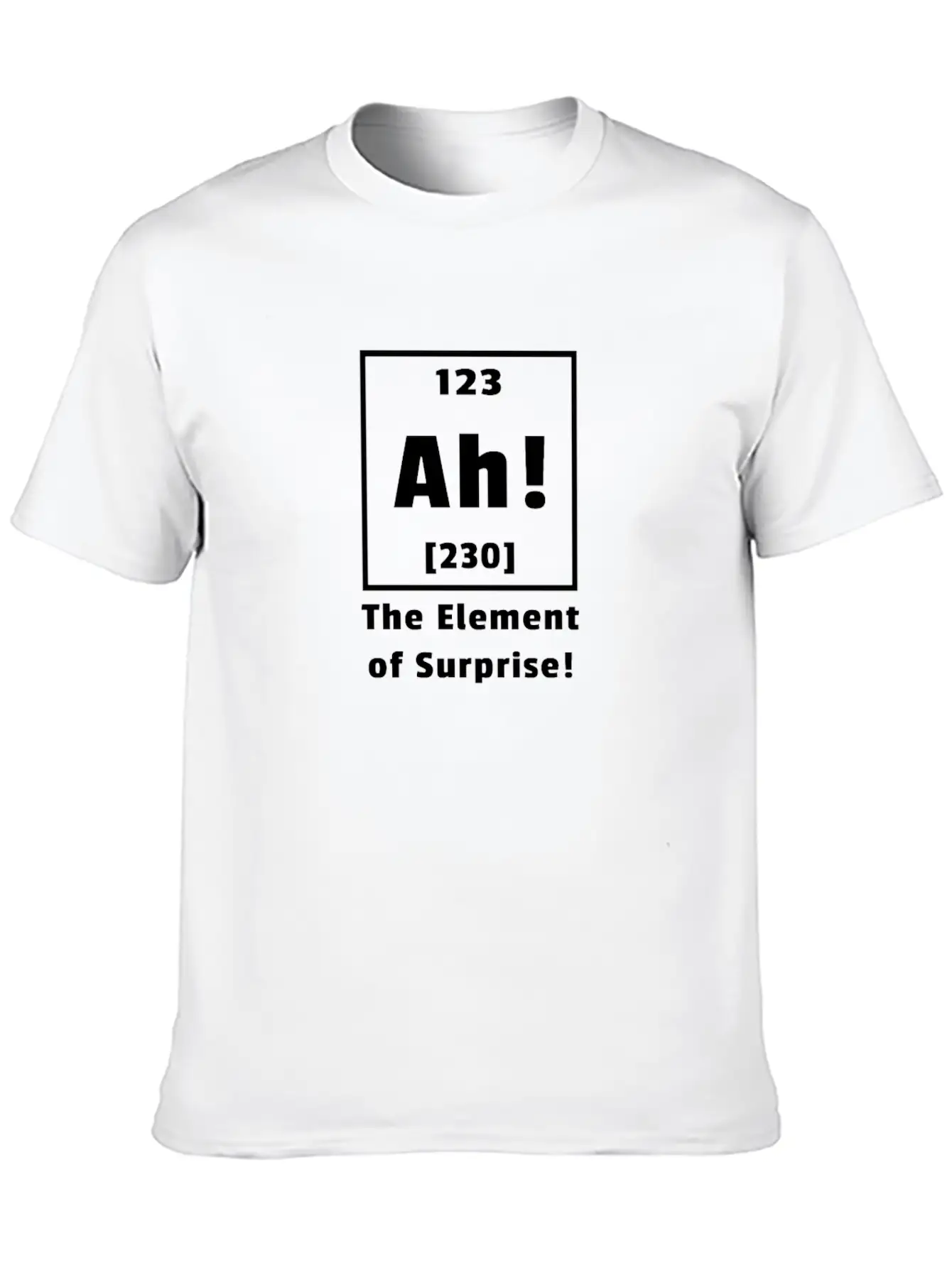 Ah! The Element Of Surprise! Soft Cotton Short Sleeve Tee ¨C Unisex Wardrobe Staple