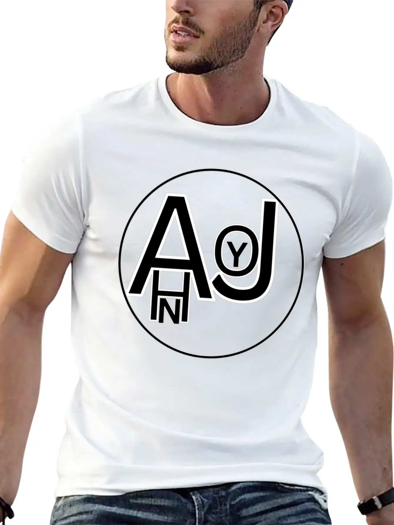 AHN JOY Unisex Casual T-Shirt ¨C Clean Design For Daily Comfort