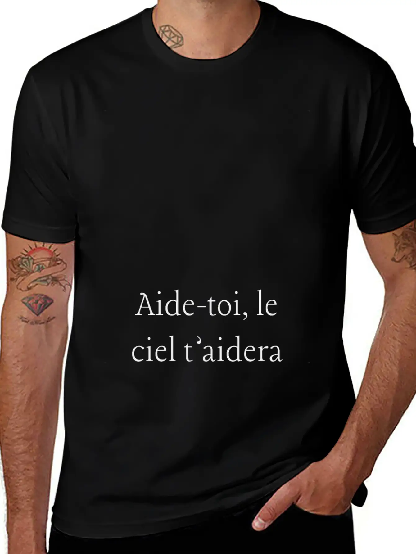 Aide-toi, Le Ciel T'aidera Soft Cotton Short Sleeve Tee ¨C Unisex Wardrobe Staple