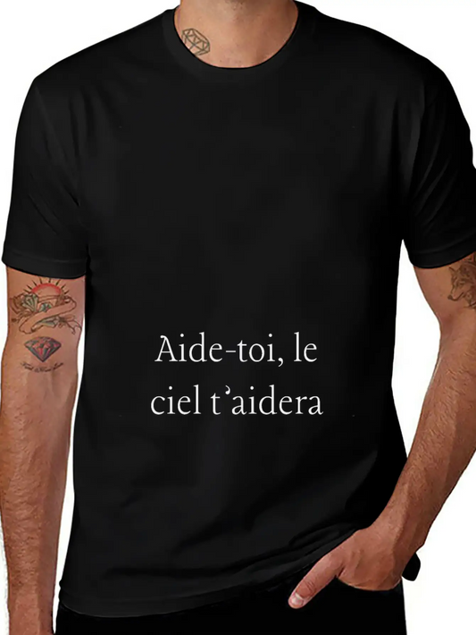 Aide-toi, Le Ciel T'aidera Soft Cotton Short Sleeve Tee ¨C Unisex Wardrobe Staple