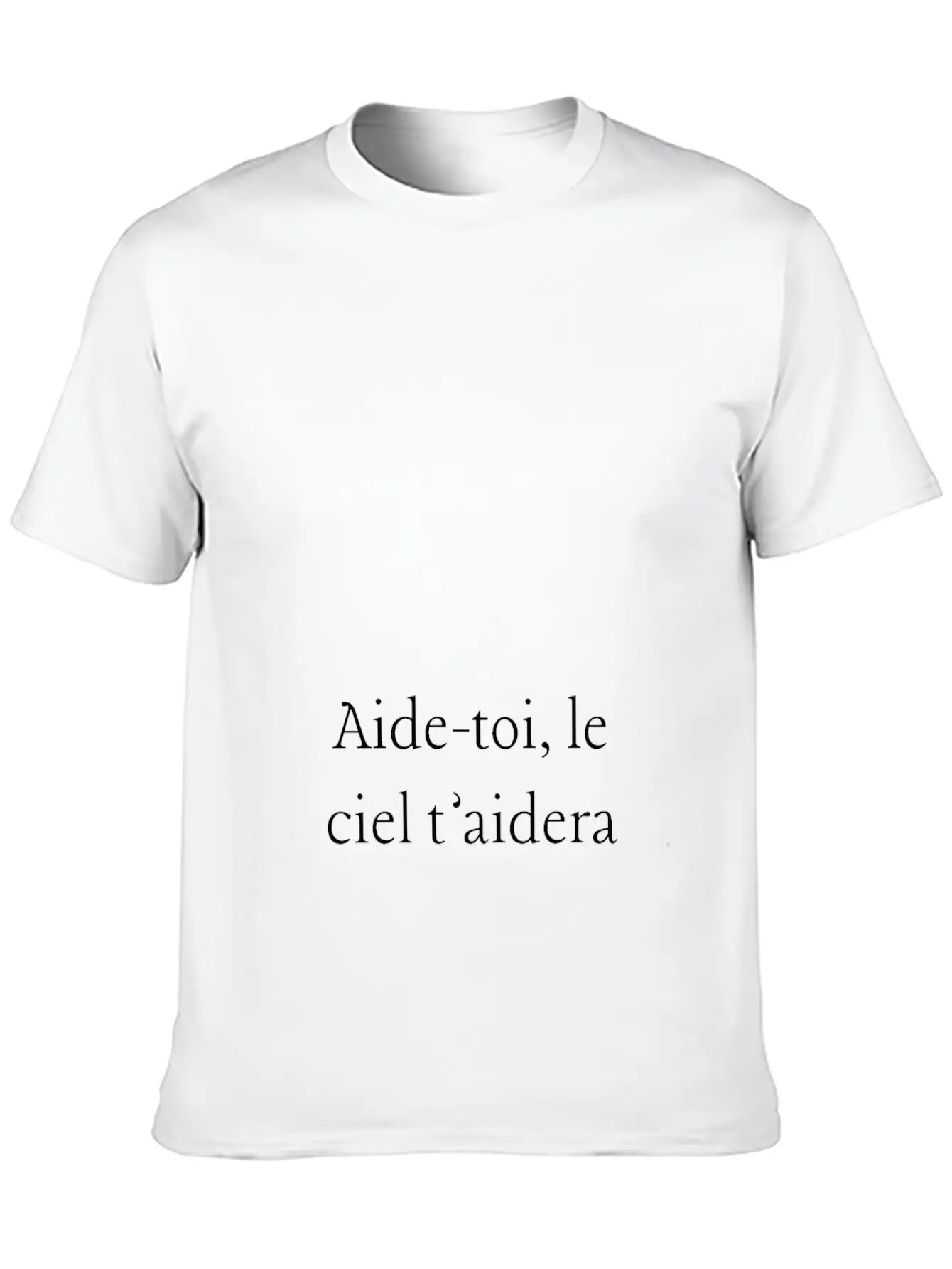 Aide-toi, Le Ciel T'aidera Soft Cotton Short Sleeve Tee ¨C Unisex Wardrobe Staple