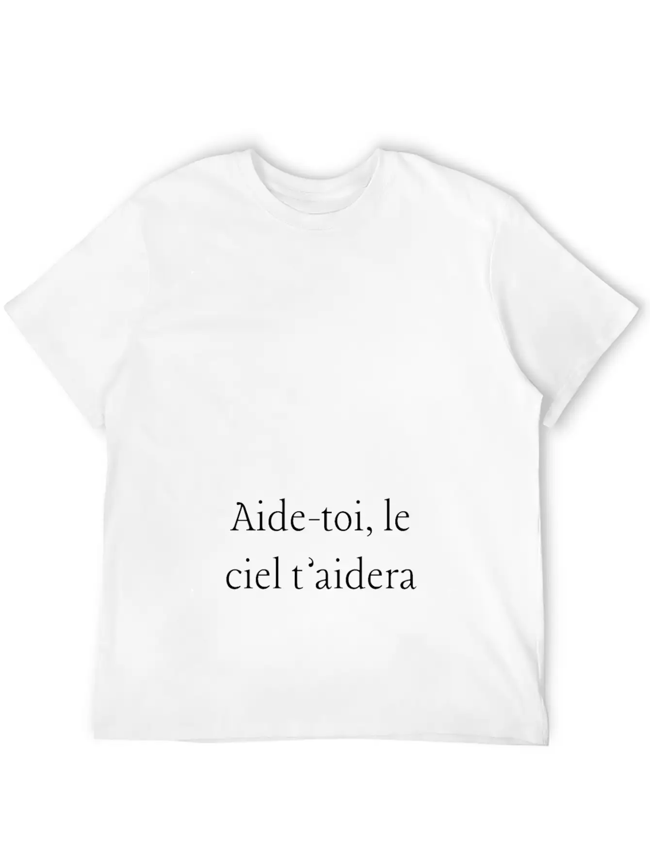 Aide-toi, Le Ciel T'aidera Soft Cotton Short Sleeve Tee ¨C Unisex Wardrobe Staple