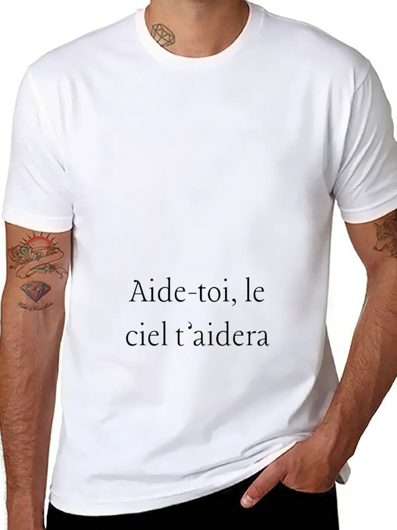 Aide-toi, Le Ciel T'aidera Soft Cotton Short Sleeve Tee ¨C Unisex Wardrobe Staple
