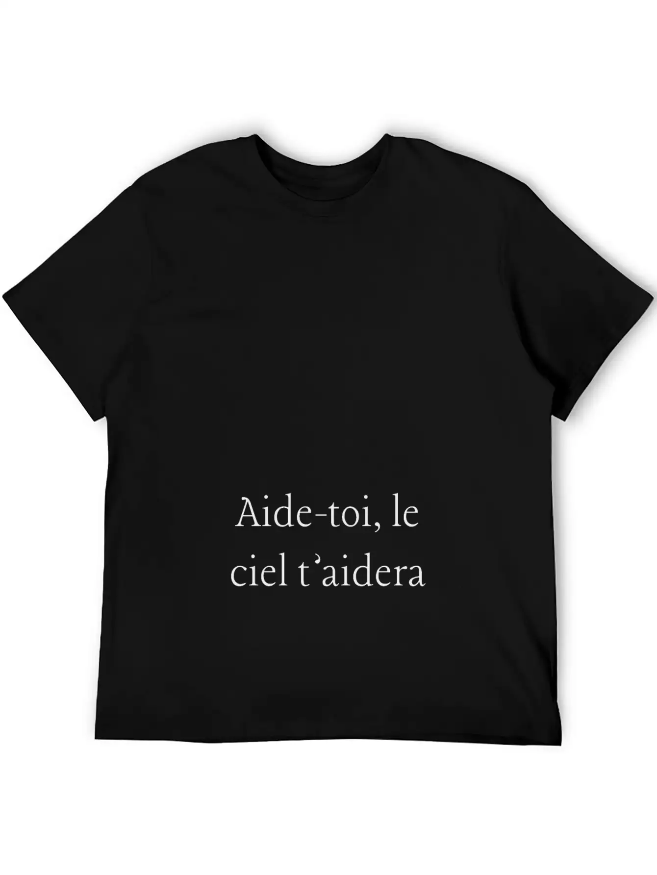 Aide-toi, Le Ciel T'aidera Soft Cotton Short Sleeve Tee ¨C Unisex Wardrobe Staple
