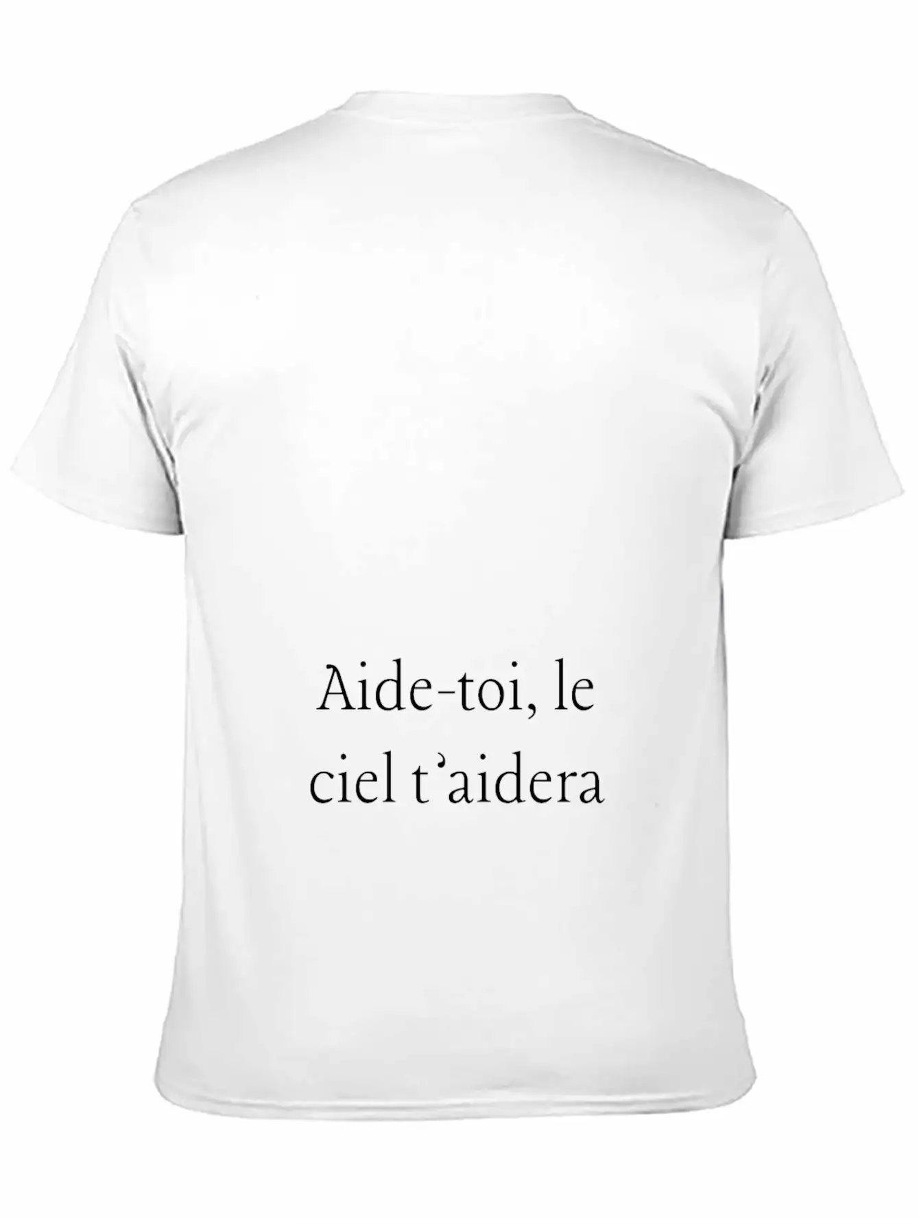 Aide-toi, Le Ciel T'aidera Soft Cotton Short Sleeve Tee ¨C Unisex Wardrobe Staple
