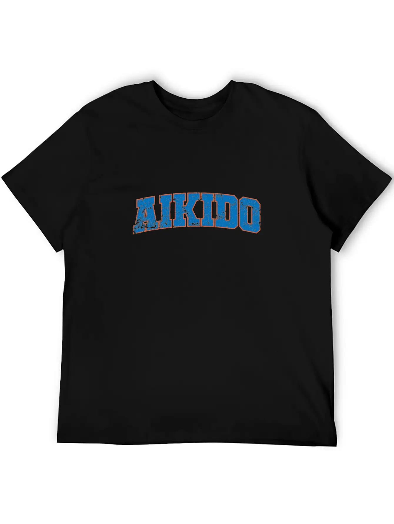 Aikido Sport Training Martial Arts Essential Cotton Tee For Daily Outfits ¨C Unisex Style
