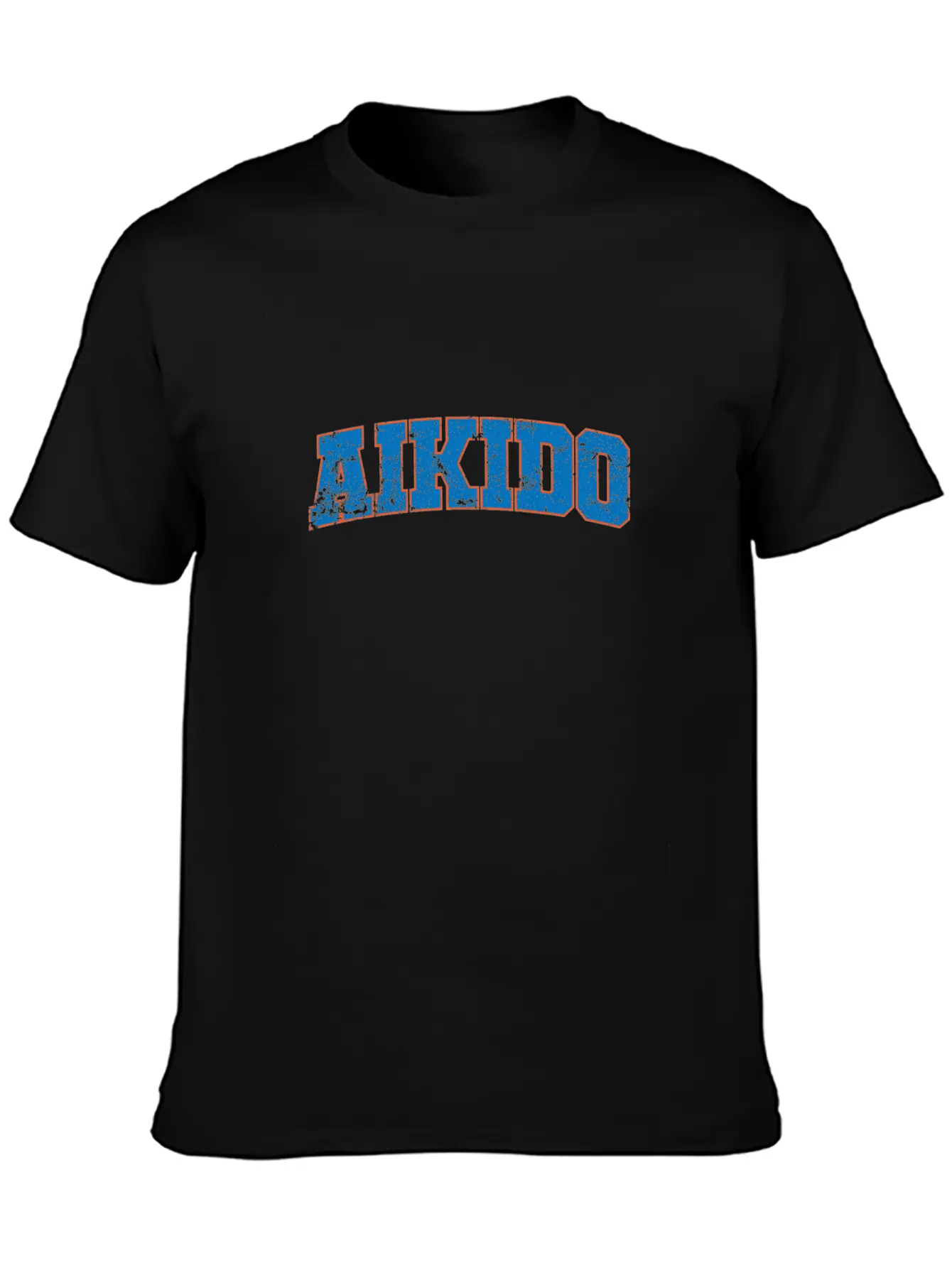 Aikido Sport Training Martial Arts Essential Cotton Tee For Daily Outfits ¨C Unisex Style