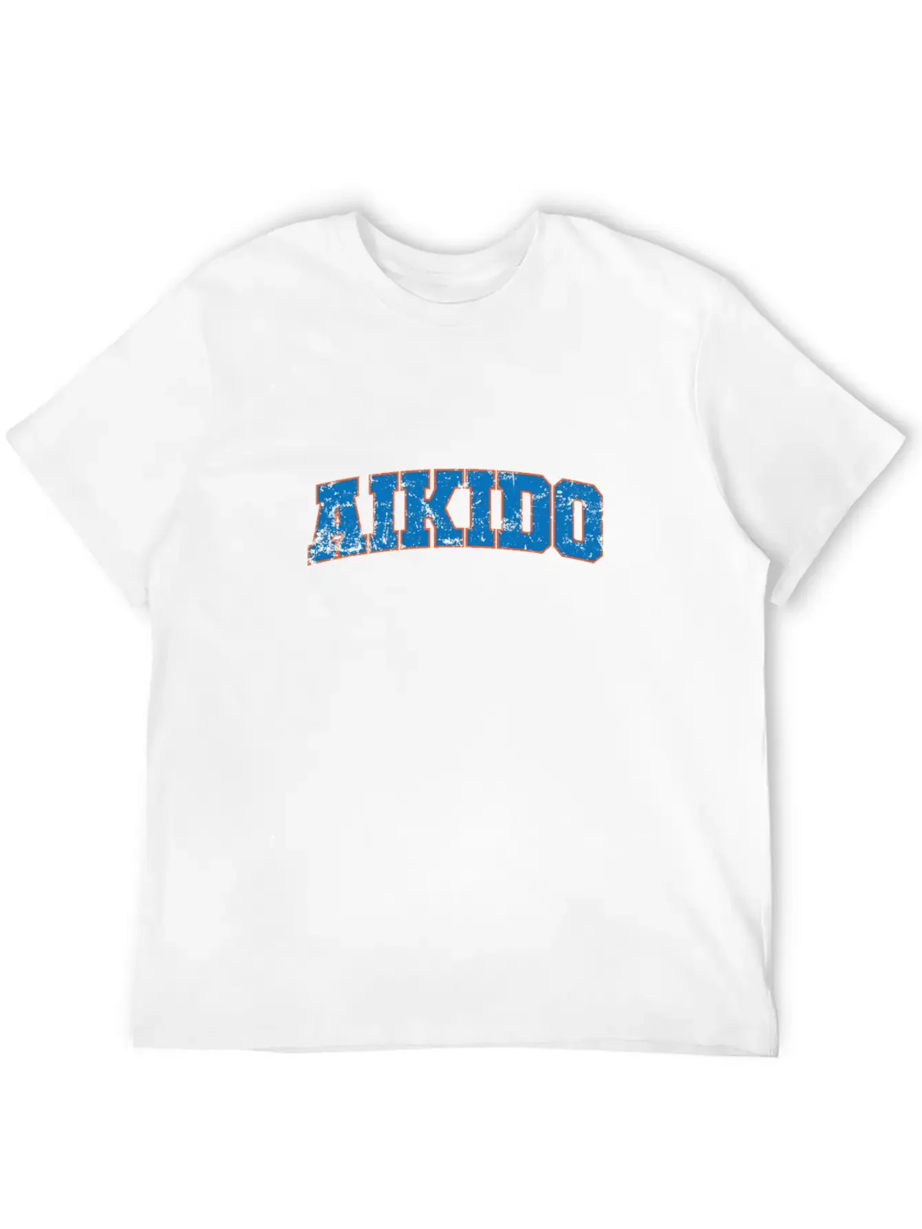 Aikido Sport Training Martial Arts Essential Cotton Tee For Daily Outfits ¨C Unisex Style