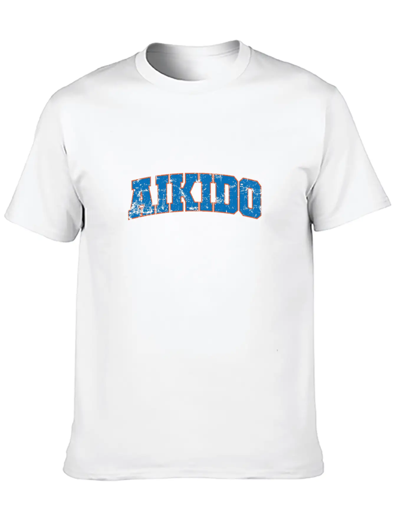 Aikido Sport Training Martial Arts Essential Cotton Tee For Daily Outfits ¨C Unisex Style