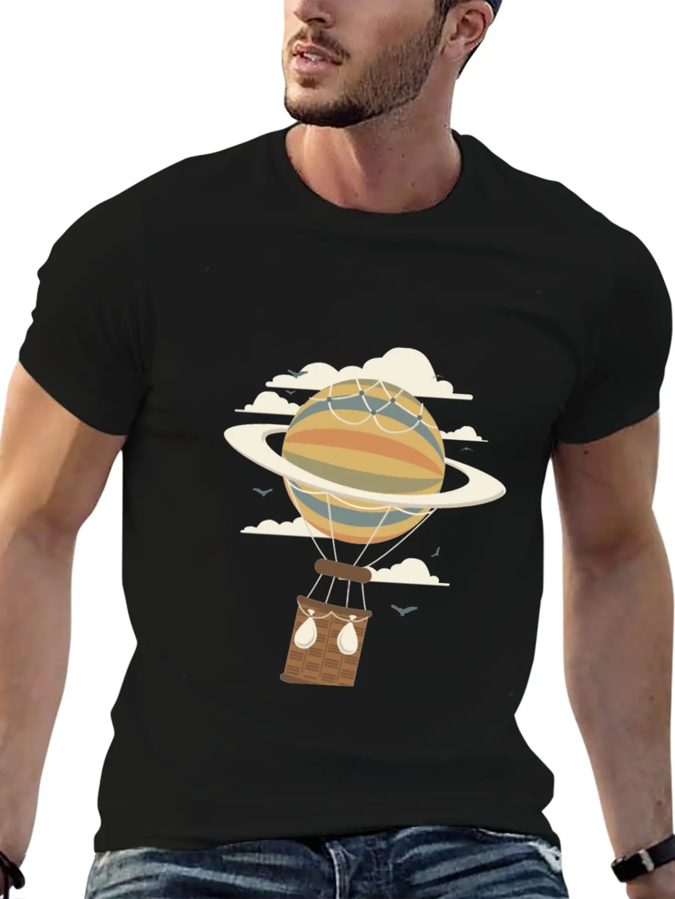 Air Baloon Essential Cotton Tee For Daily Outfits ¨C Unisex Style