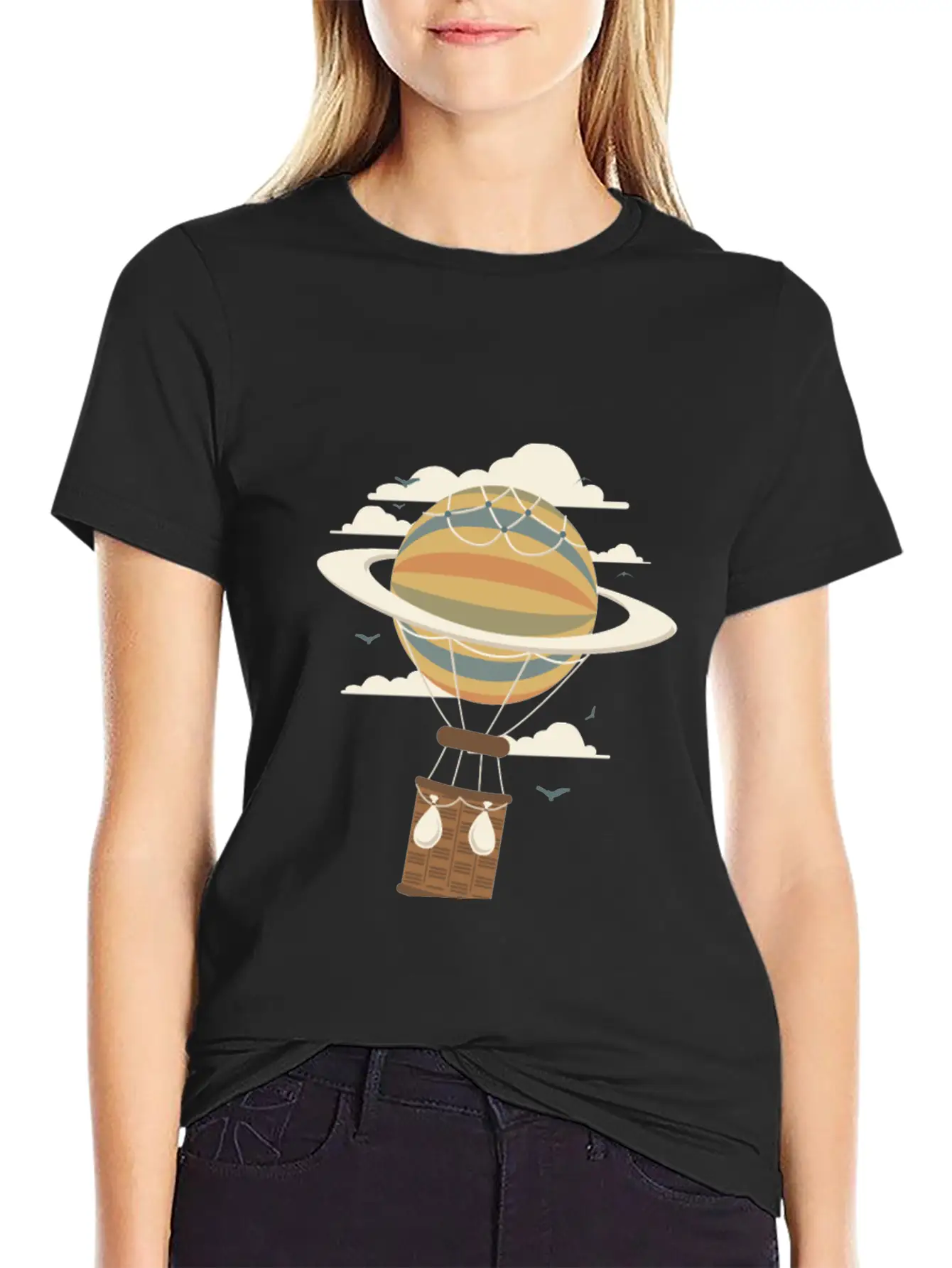Air Baloon Essential Cotton Tee For Daily Outfits ¨C Unisex Style