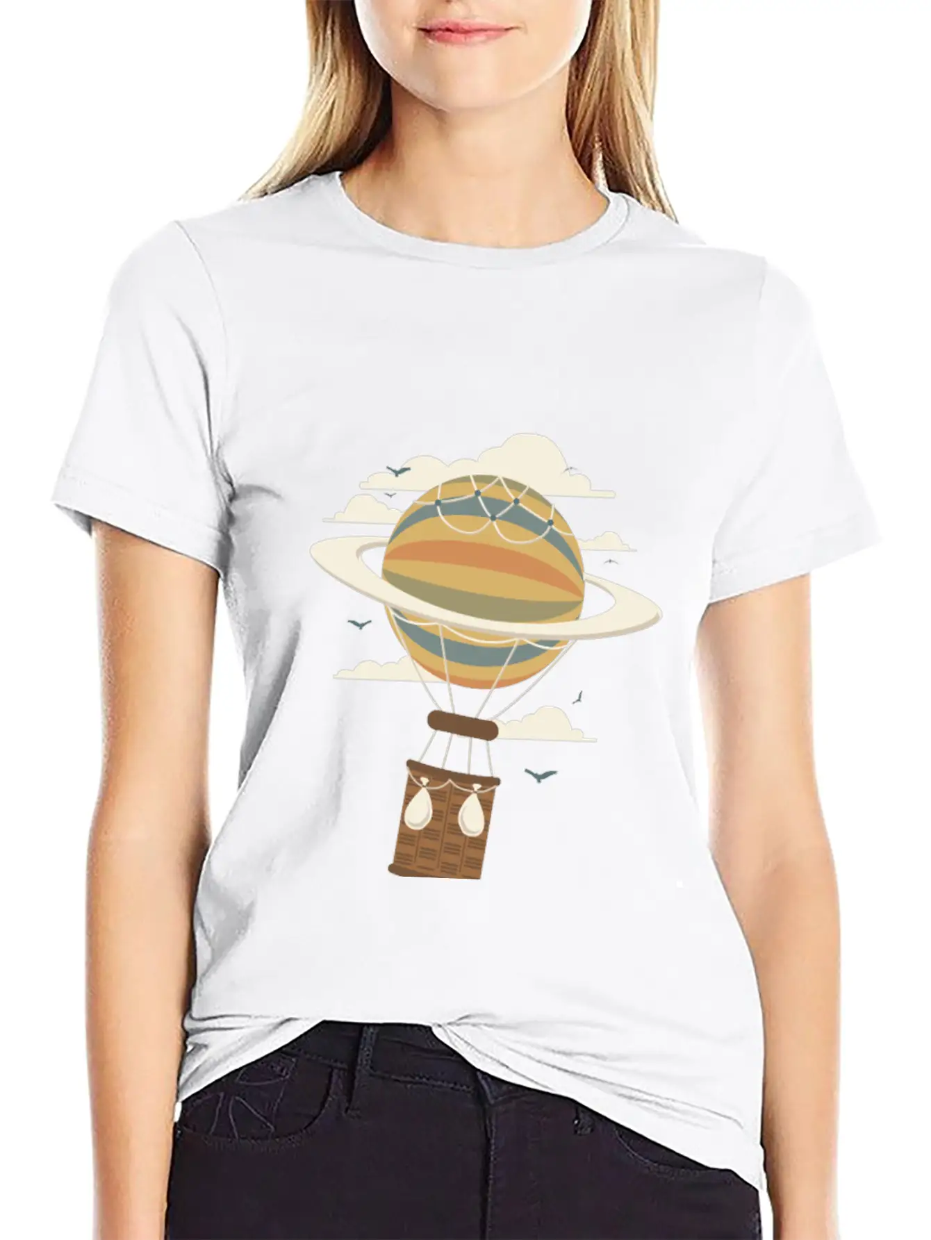Air Baloon Essential Cotton Tee For Daily Outfits ¨C Unisex Style
