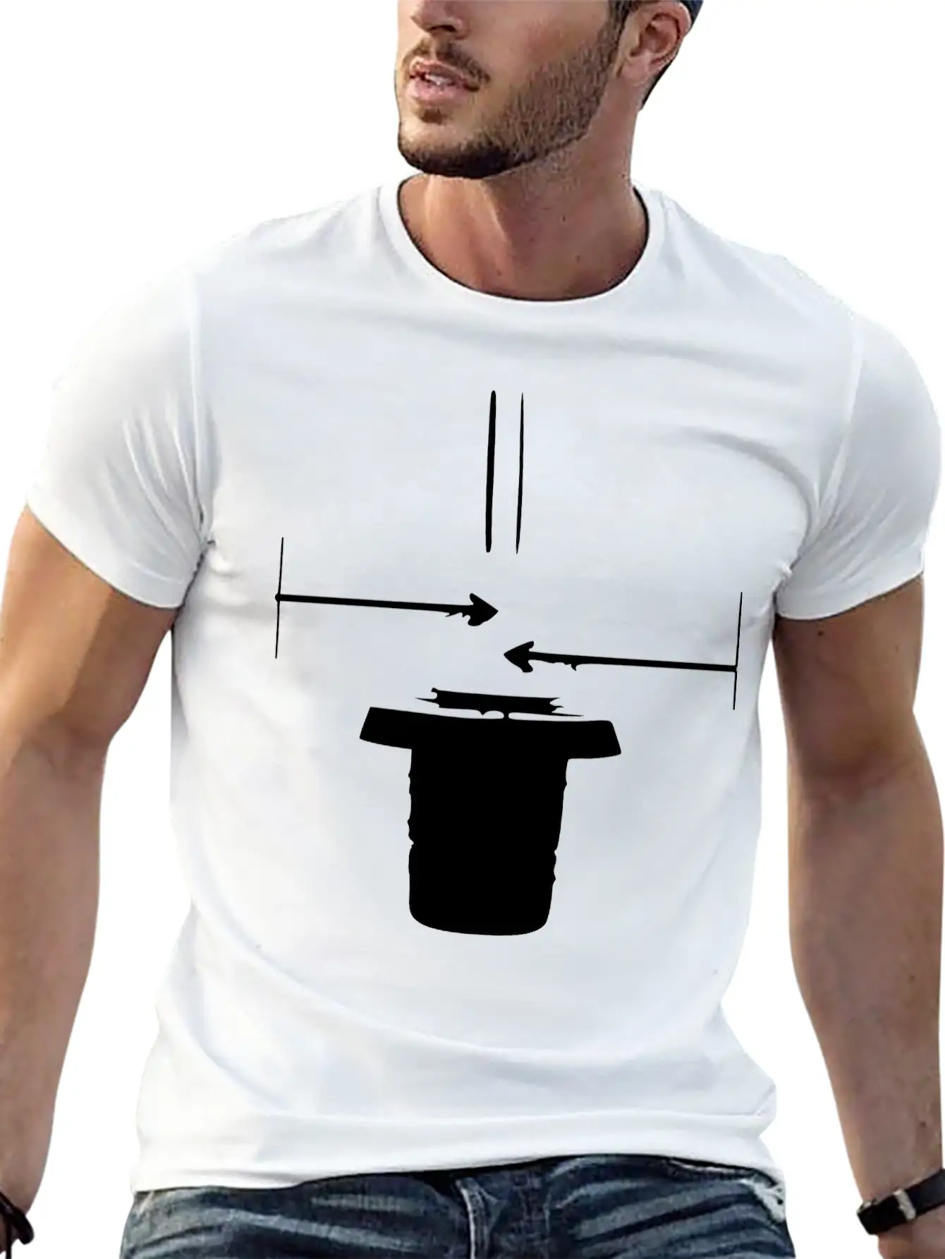 Air Intake Holes Unisex Casual T-Shirt ¨C Clean Design For Daily Comfort