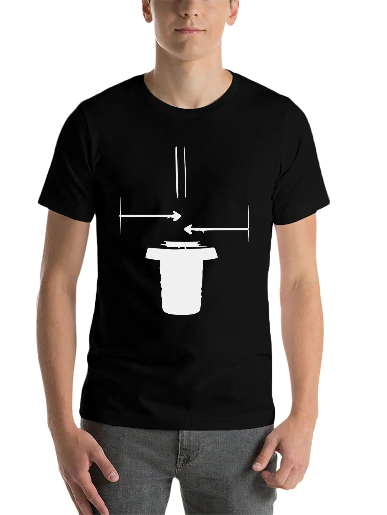 Air Intake Holes Unisex Casual T-Shirt ¨C Clean Design For Daily Comfort